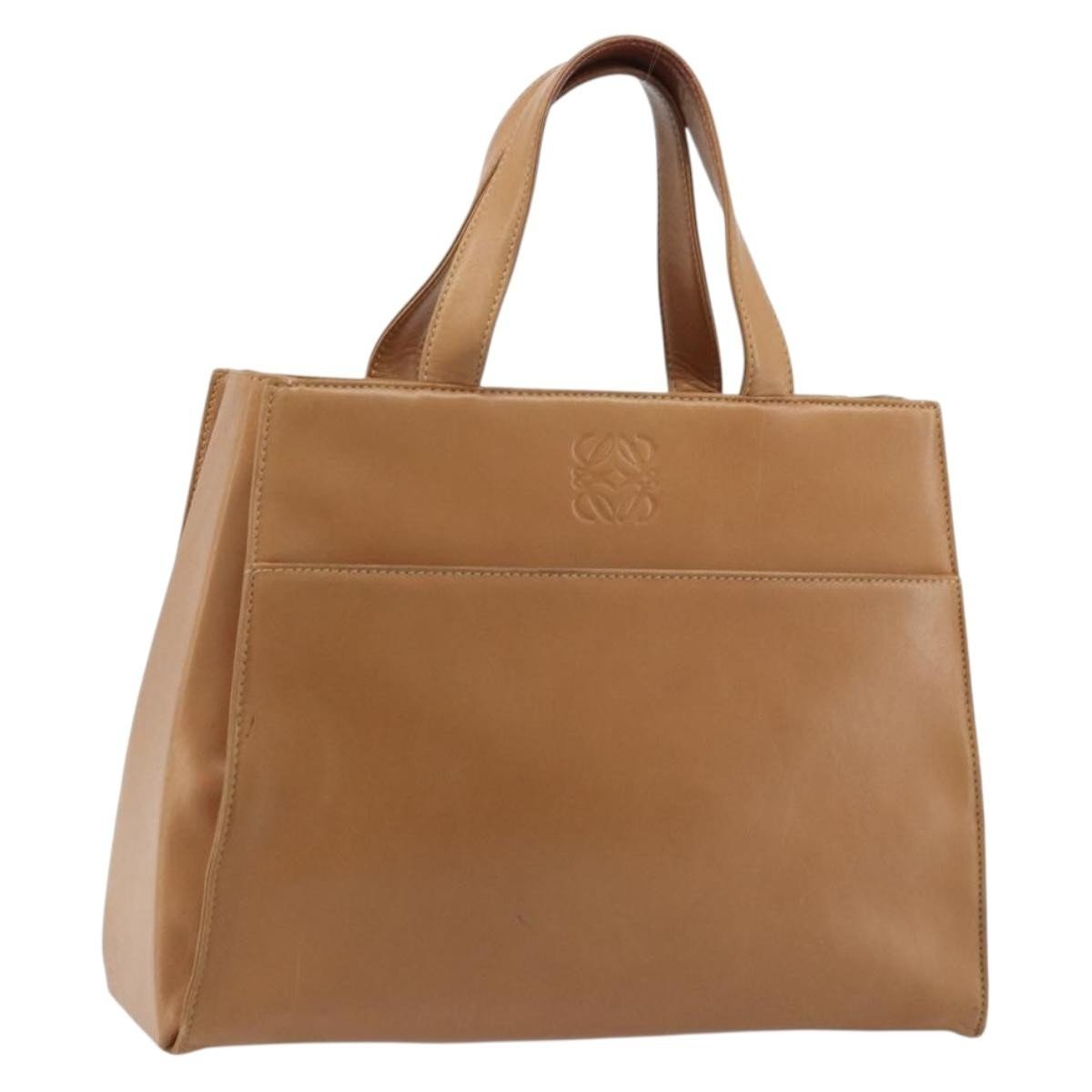 Anagram leather handbag