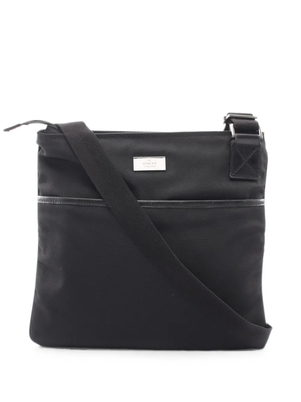 Gucci 2000s logo-plaque cross body bag