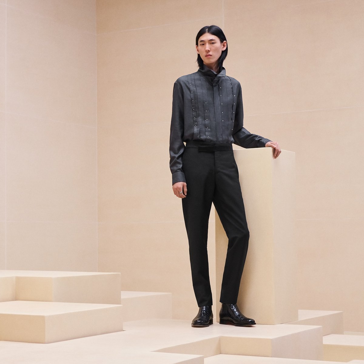 "Clou pyramide" sporty fit shirt
