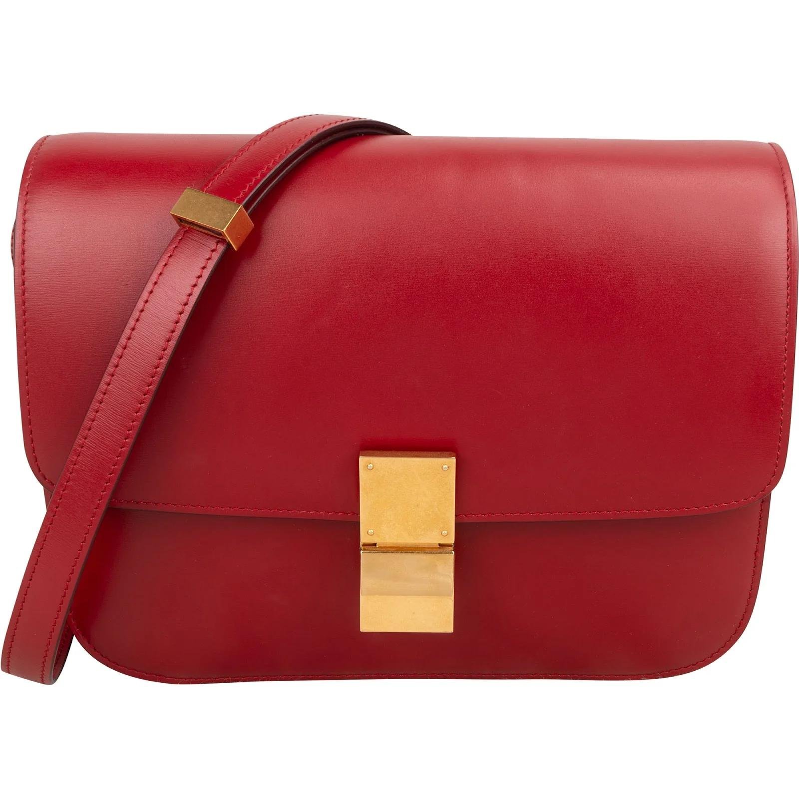 Classic leather crossbody bag