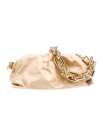 Bottega Veneta Veneta Leather Chain Pouch