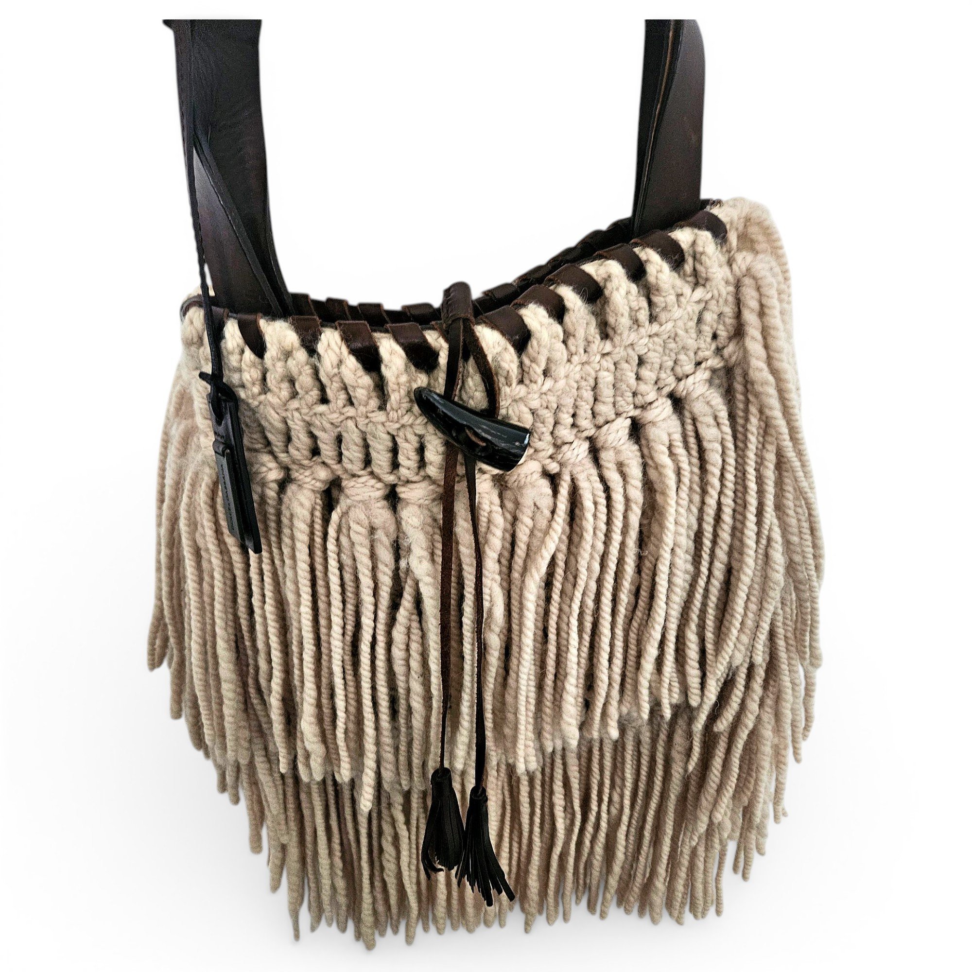 Wool handbag