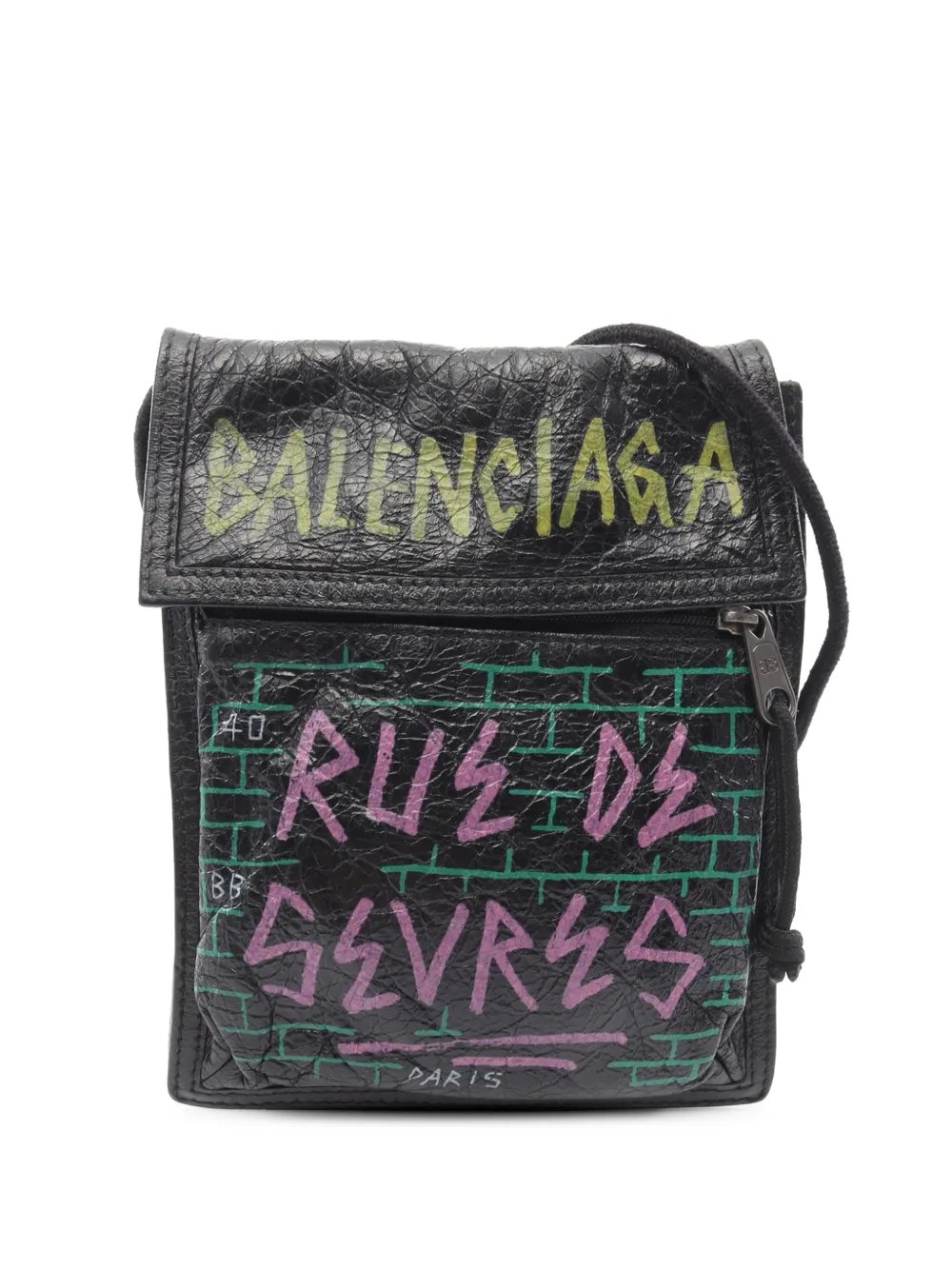2018-2020 Small Lambskin Graffiti Explorer crossbody bag
