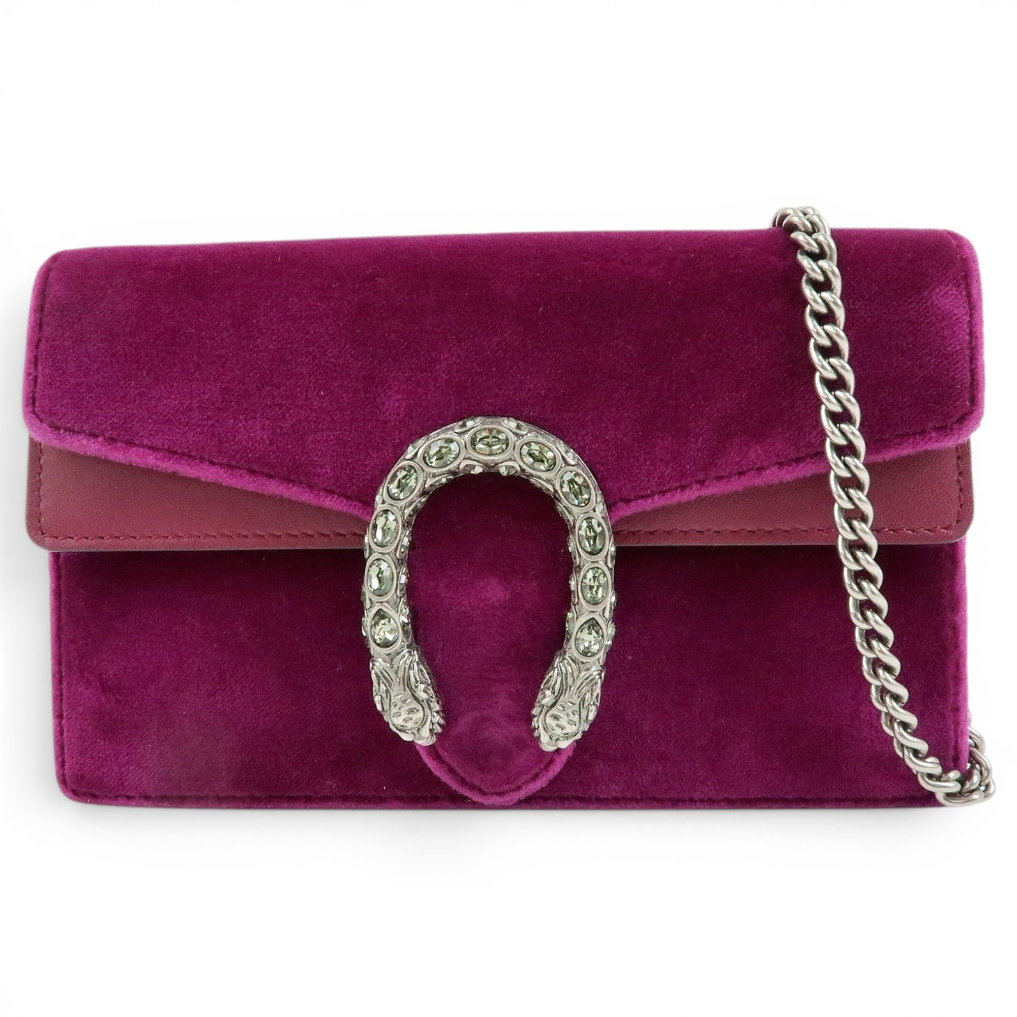 Dionysus Super Mini velvet bag