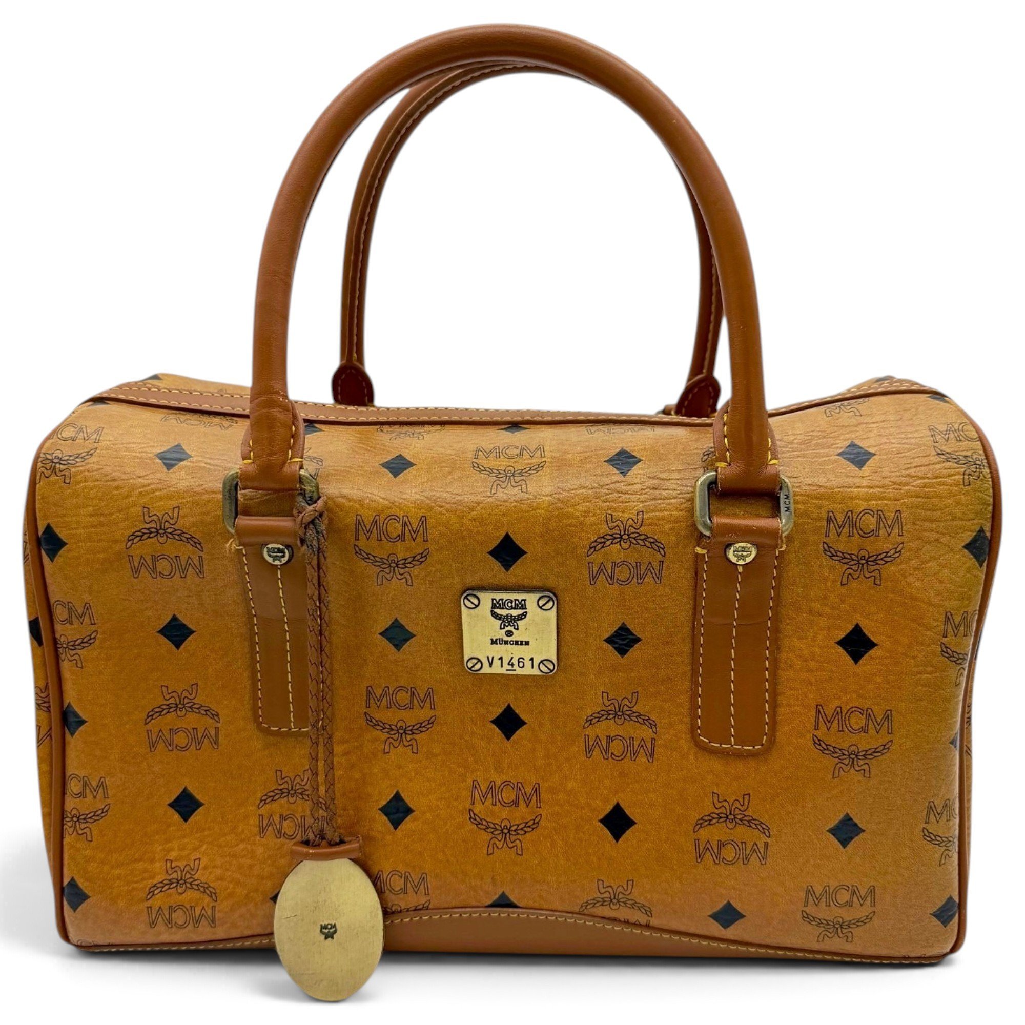 Boston leather clutch bag