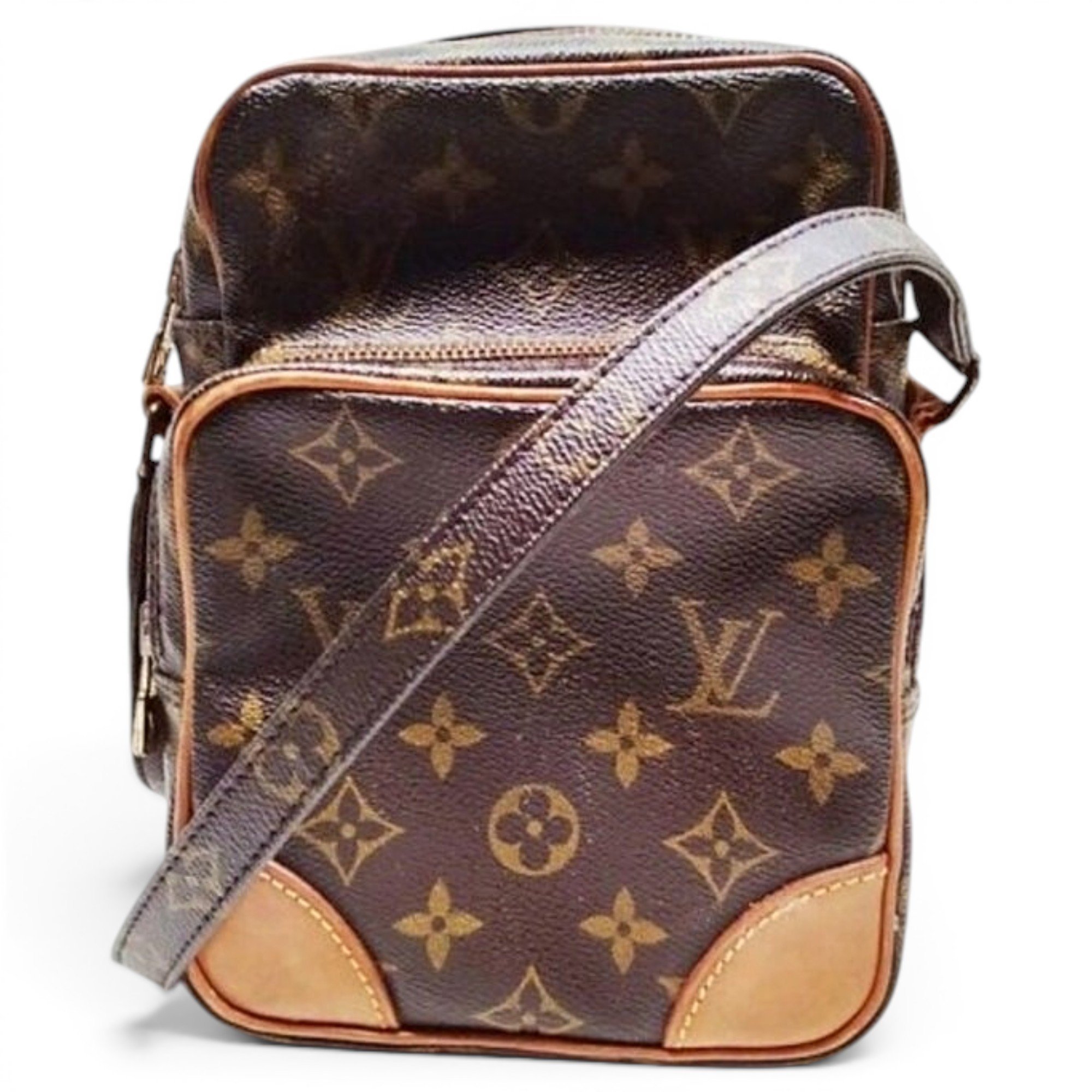 Amazon leather crossbody bag