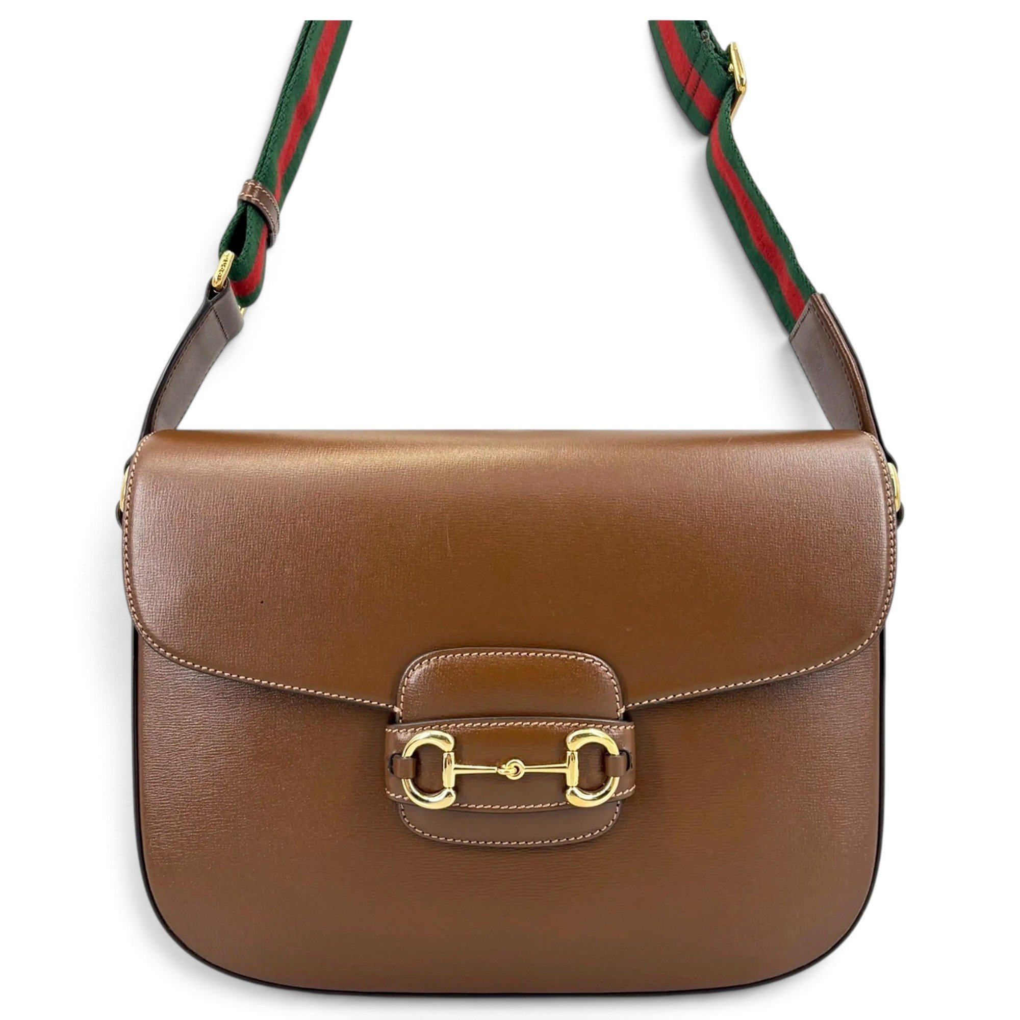 Horsebit 1955 Flap leather handbag