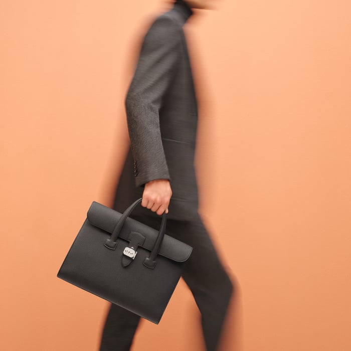 Noir Sac a Depeches Light 1-36 Briefcase