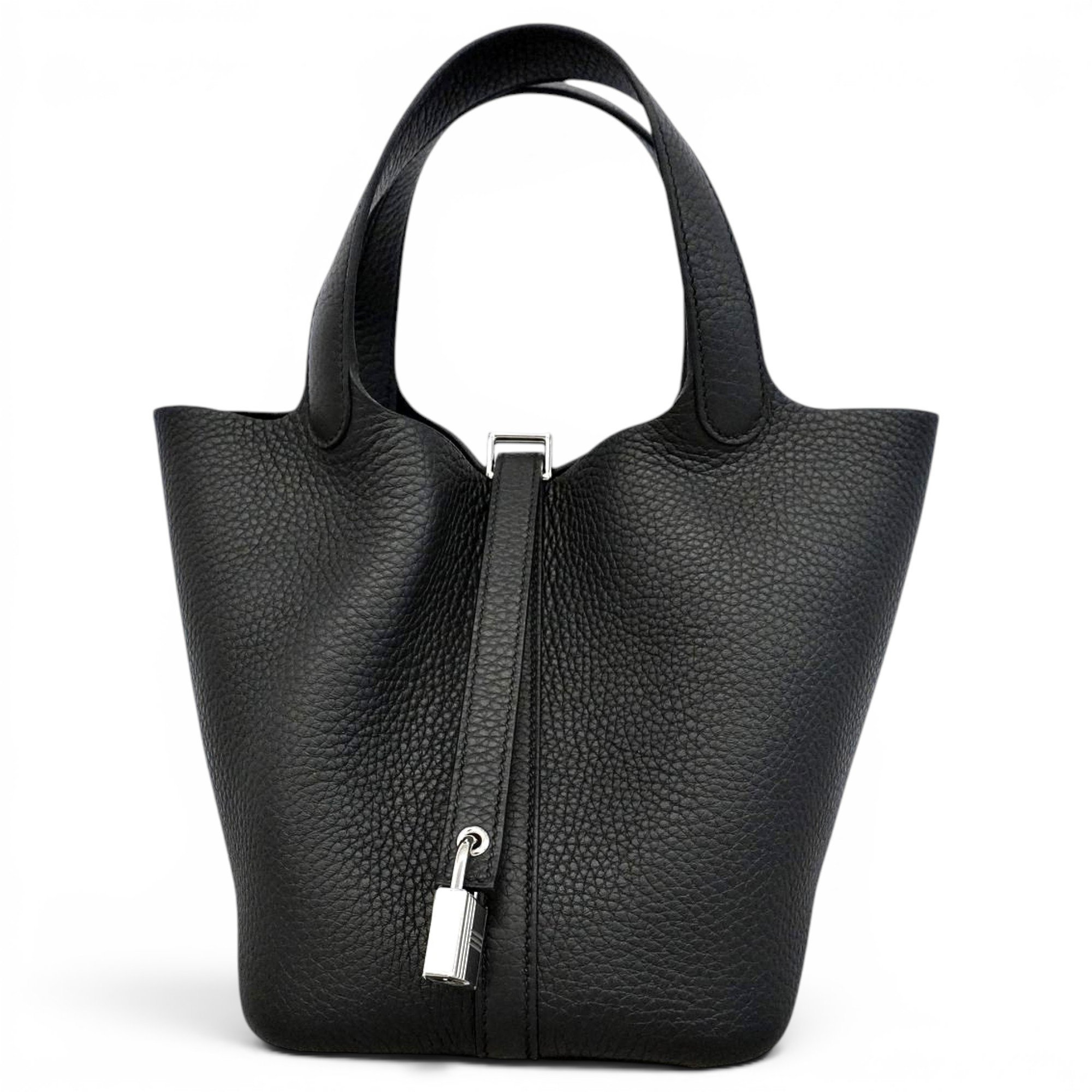 Picotin leather handbag