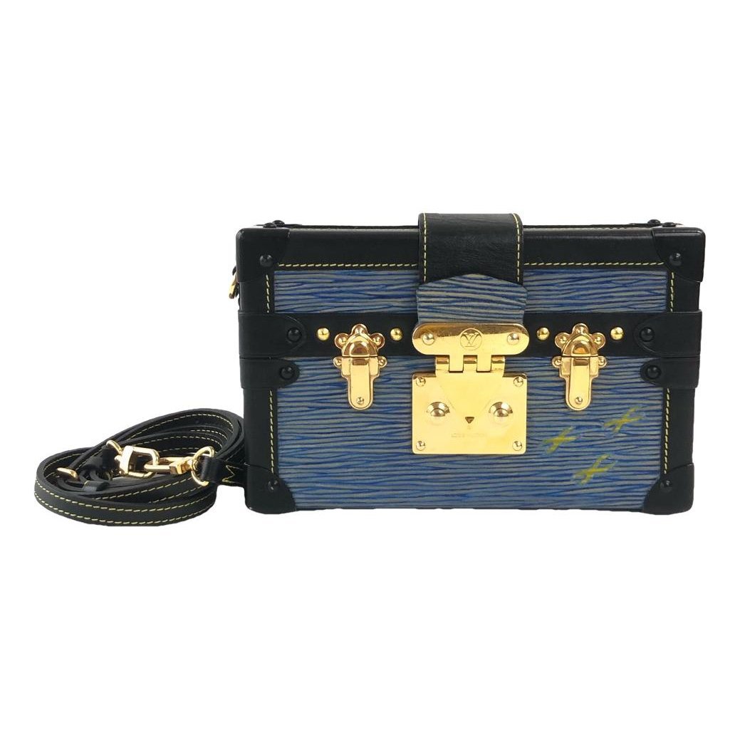 Petite Malle leather handbag