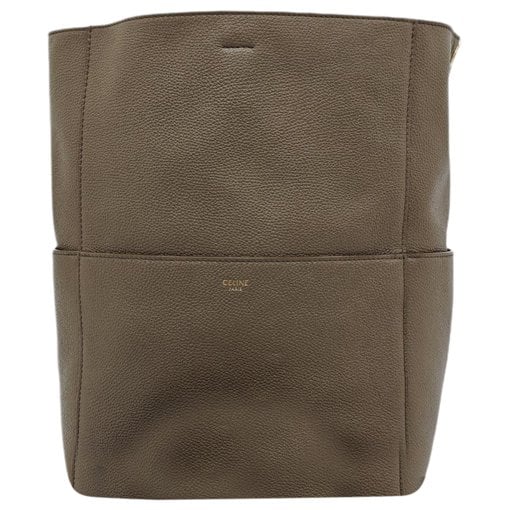Seau Sangle leather tote