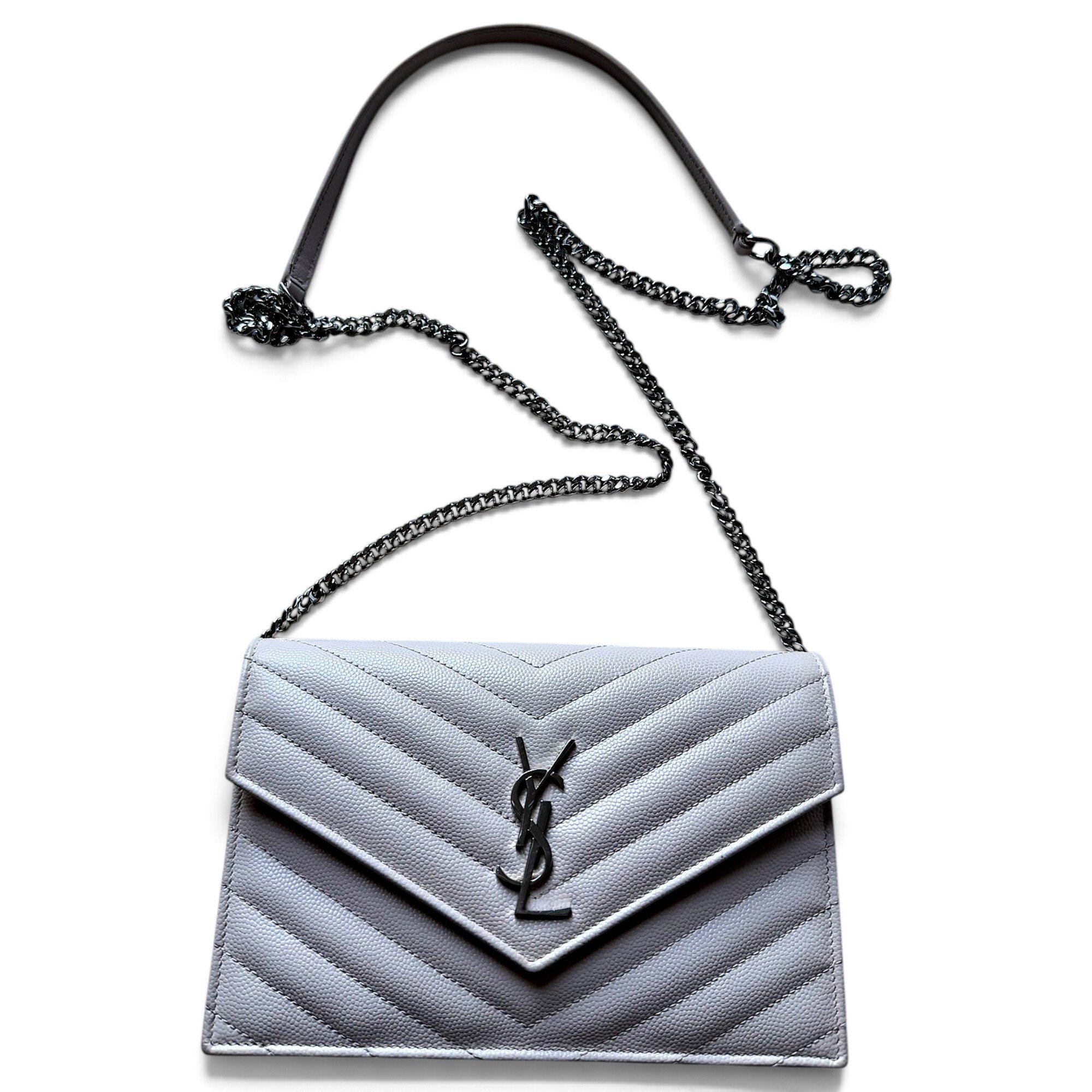 Portefeuille enveloppe leather crossbody bag