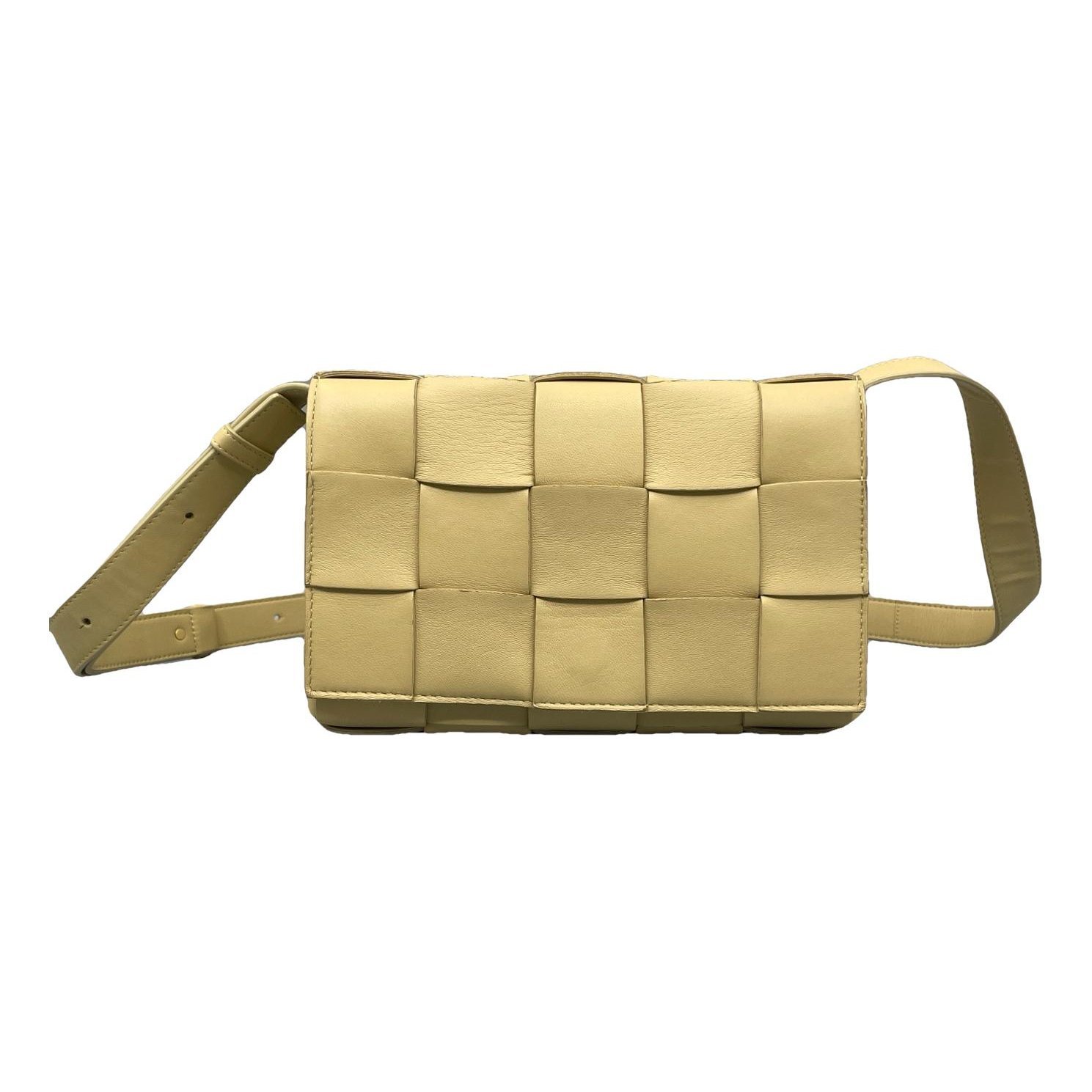 Cassette leather handbag