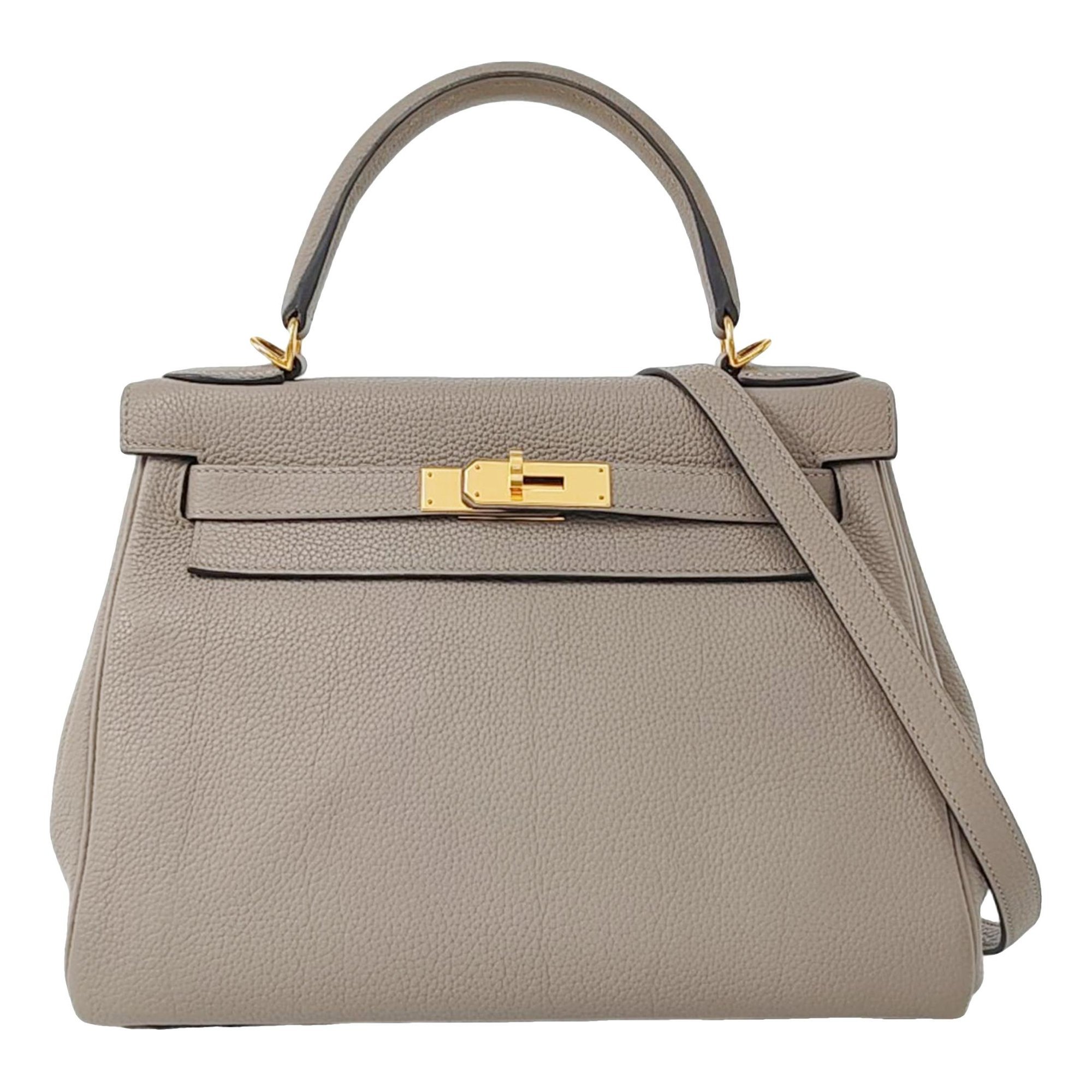 Kelly 28 leather handbag