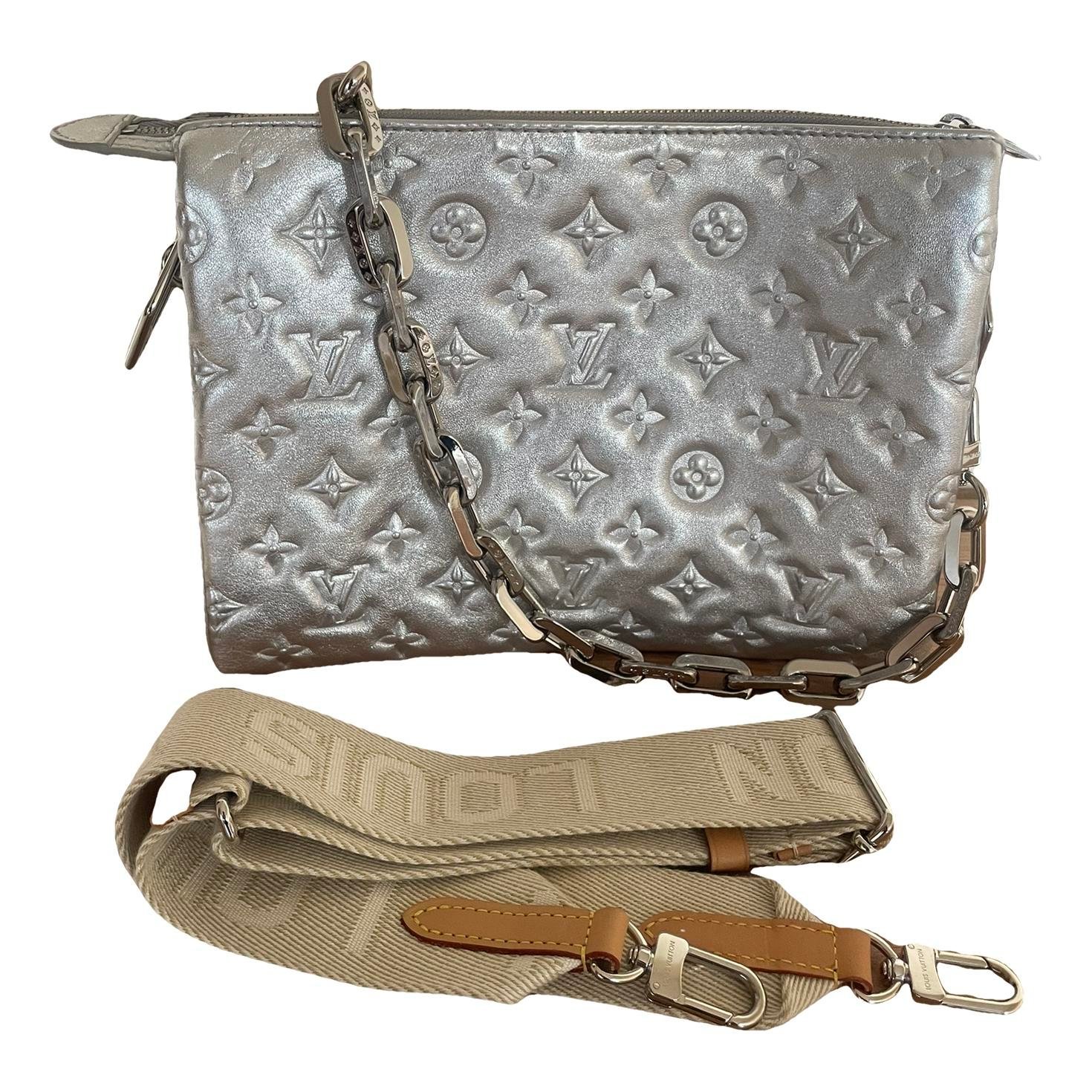Coussin leather handbag