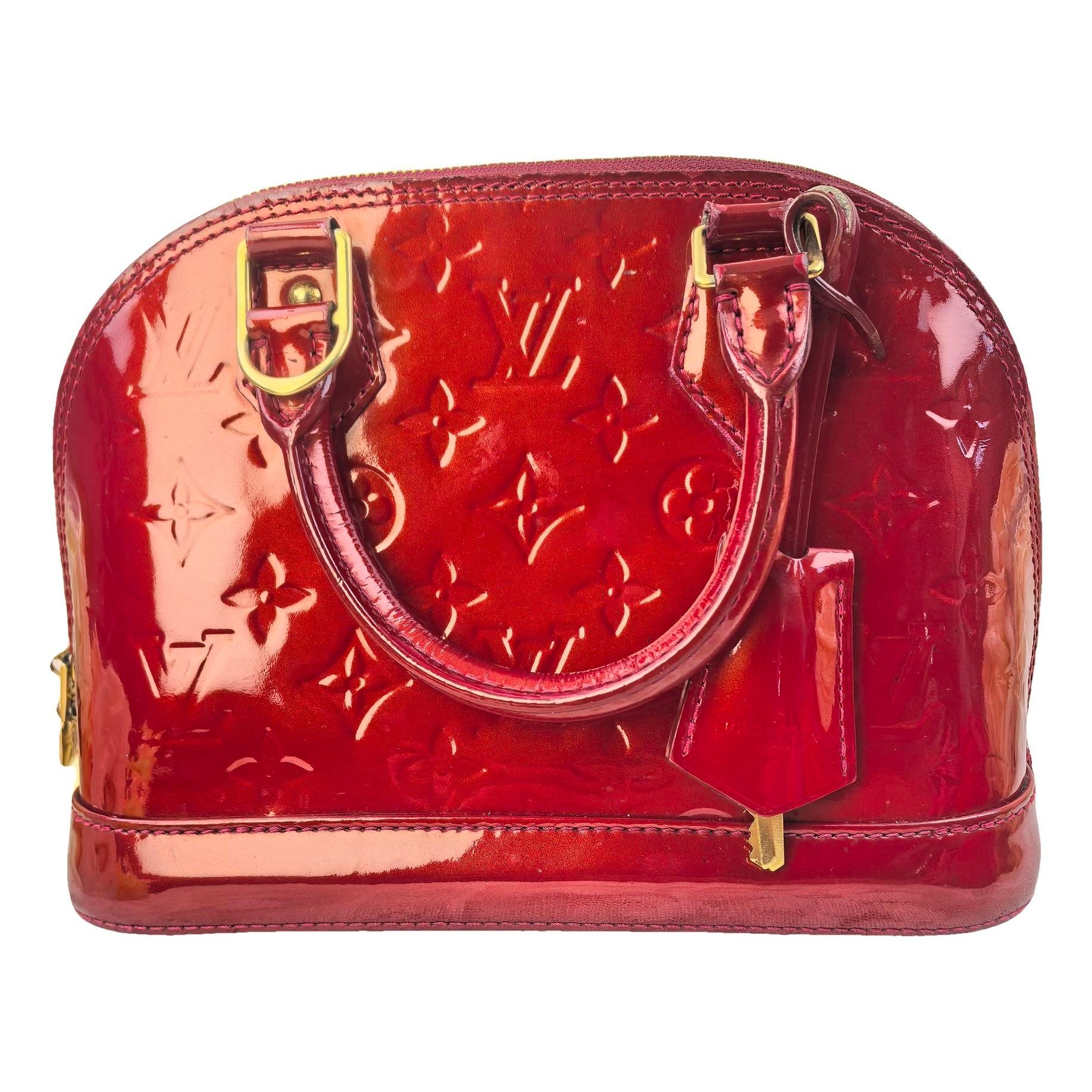 Alma BB patent leather handbag
