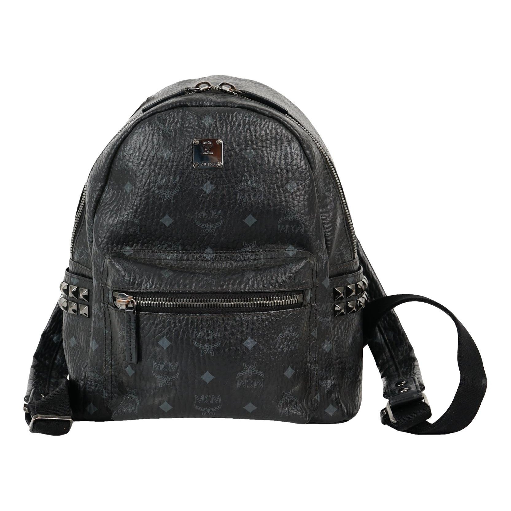 Leather backpack