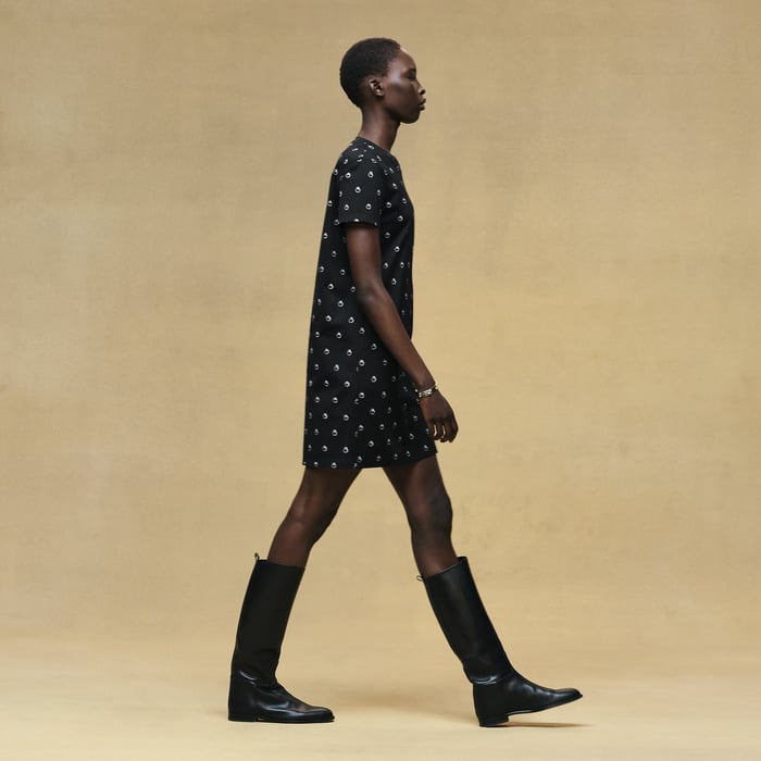 Noir "Anneau Finesse" Straight Dress