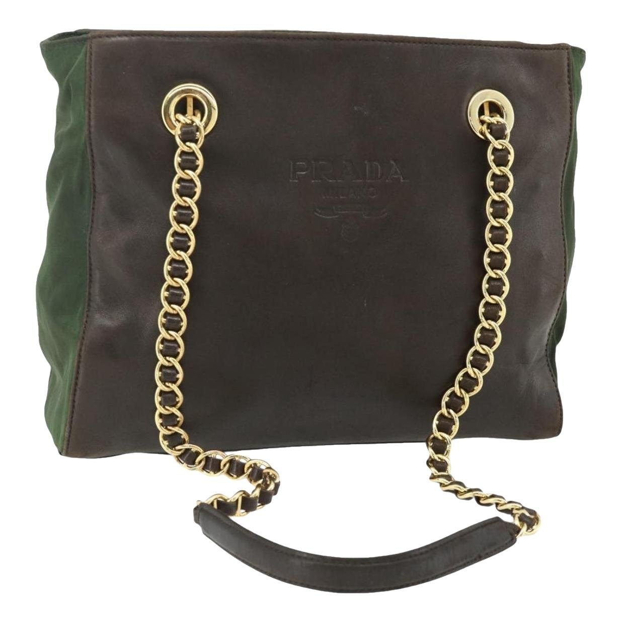 Leather handbag