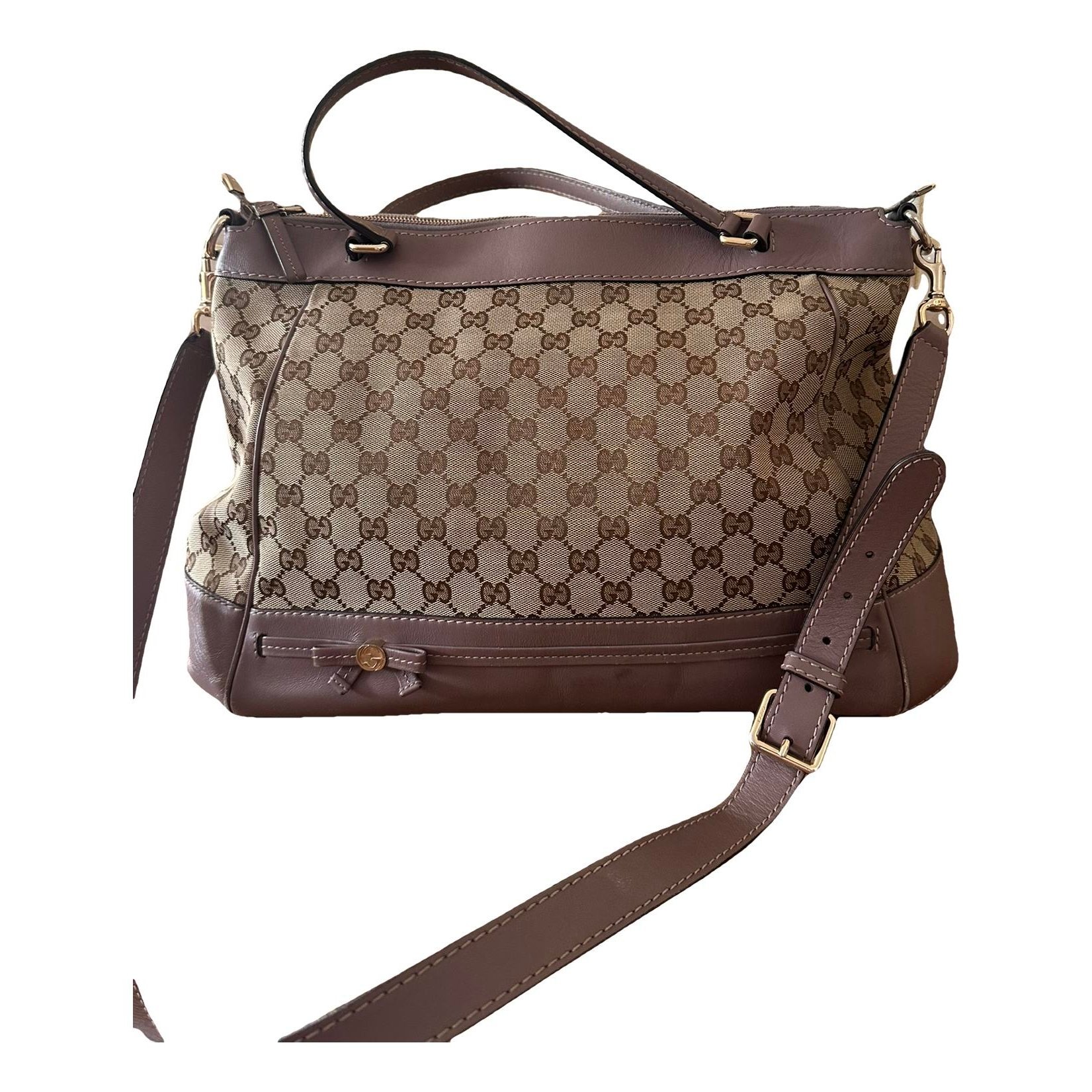 Leather tote