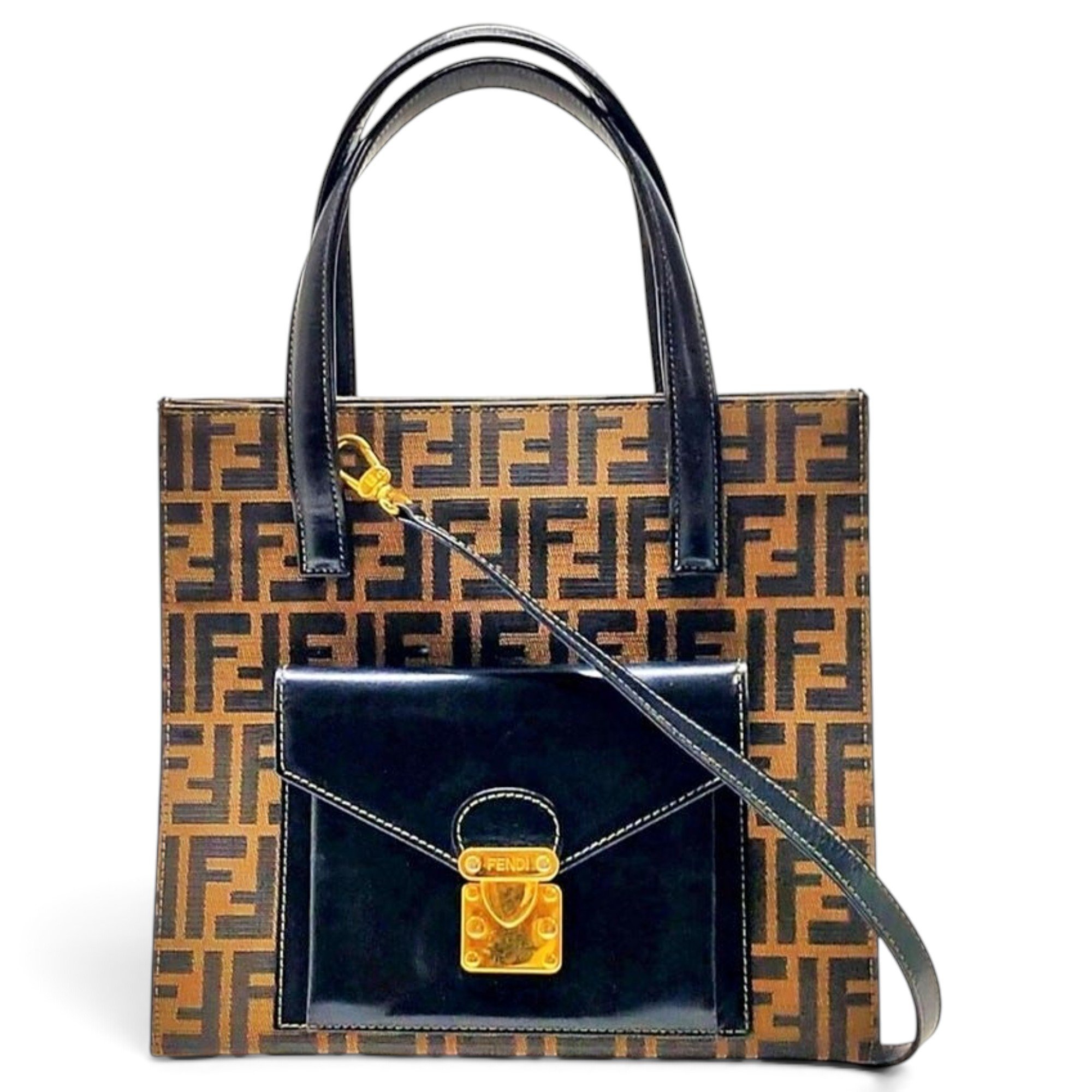 Leather tote