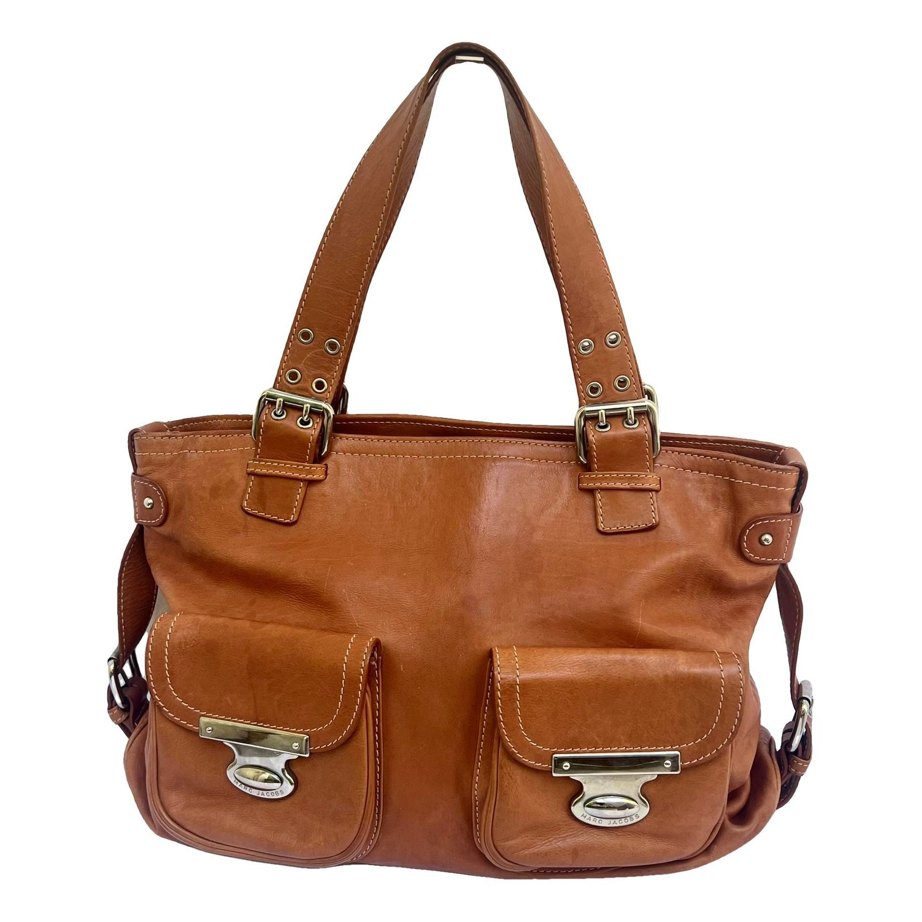 Leather handbag