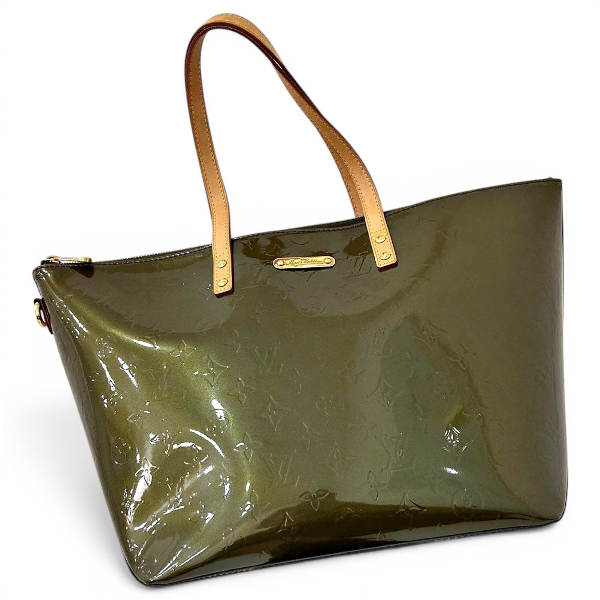 Bellevue patent leather handbag