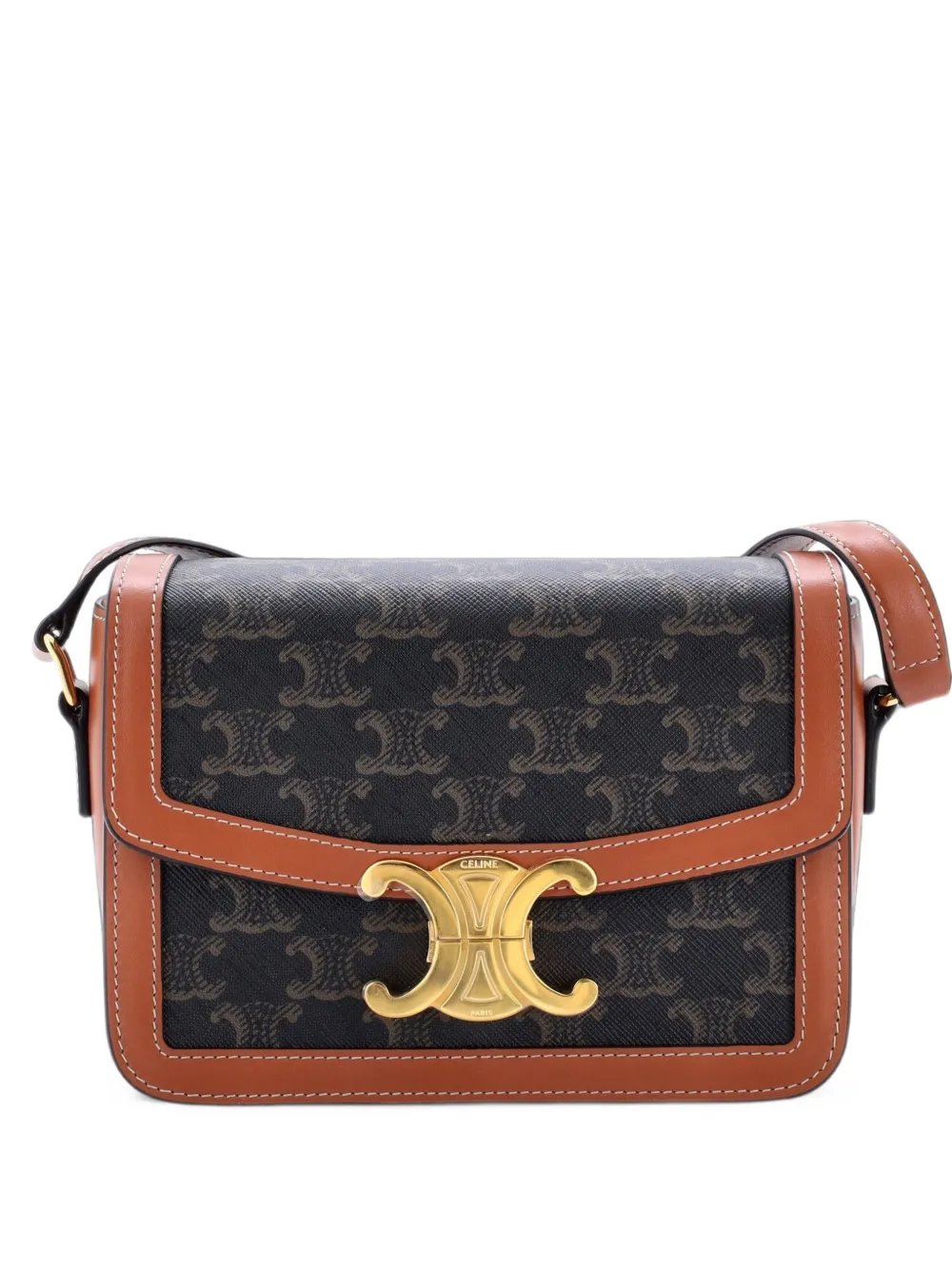 Triomphe Triomphe Coated Canvas Teen shoulder bag