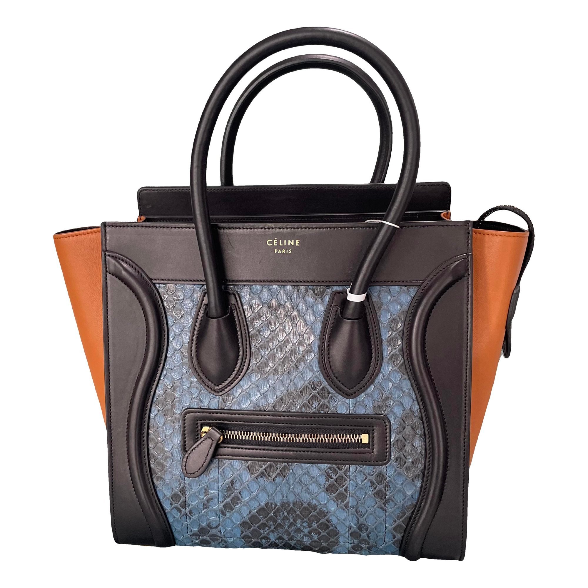 Luggage leather handbag