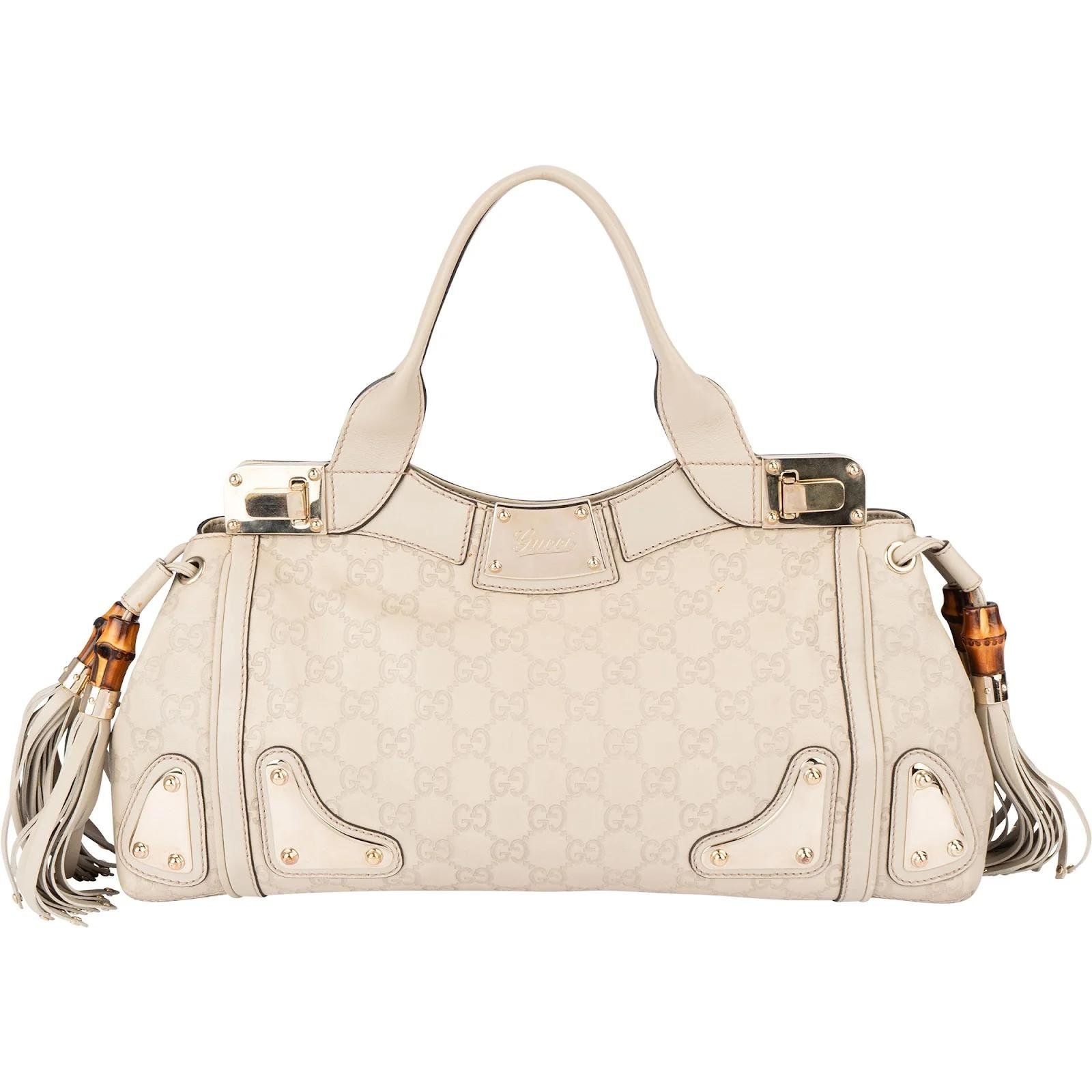 Boston leather handbag