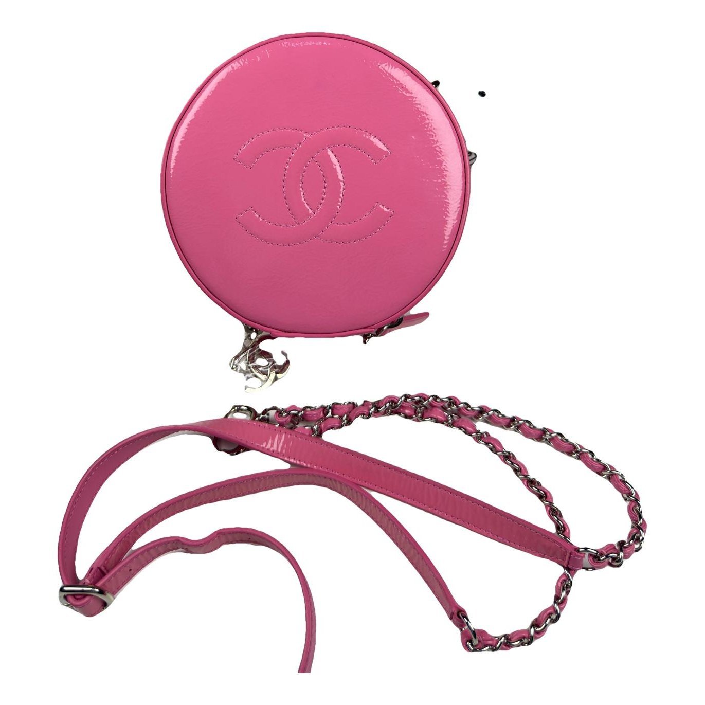 Patent leather handbag
