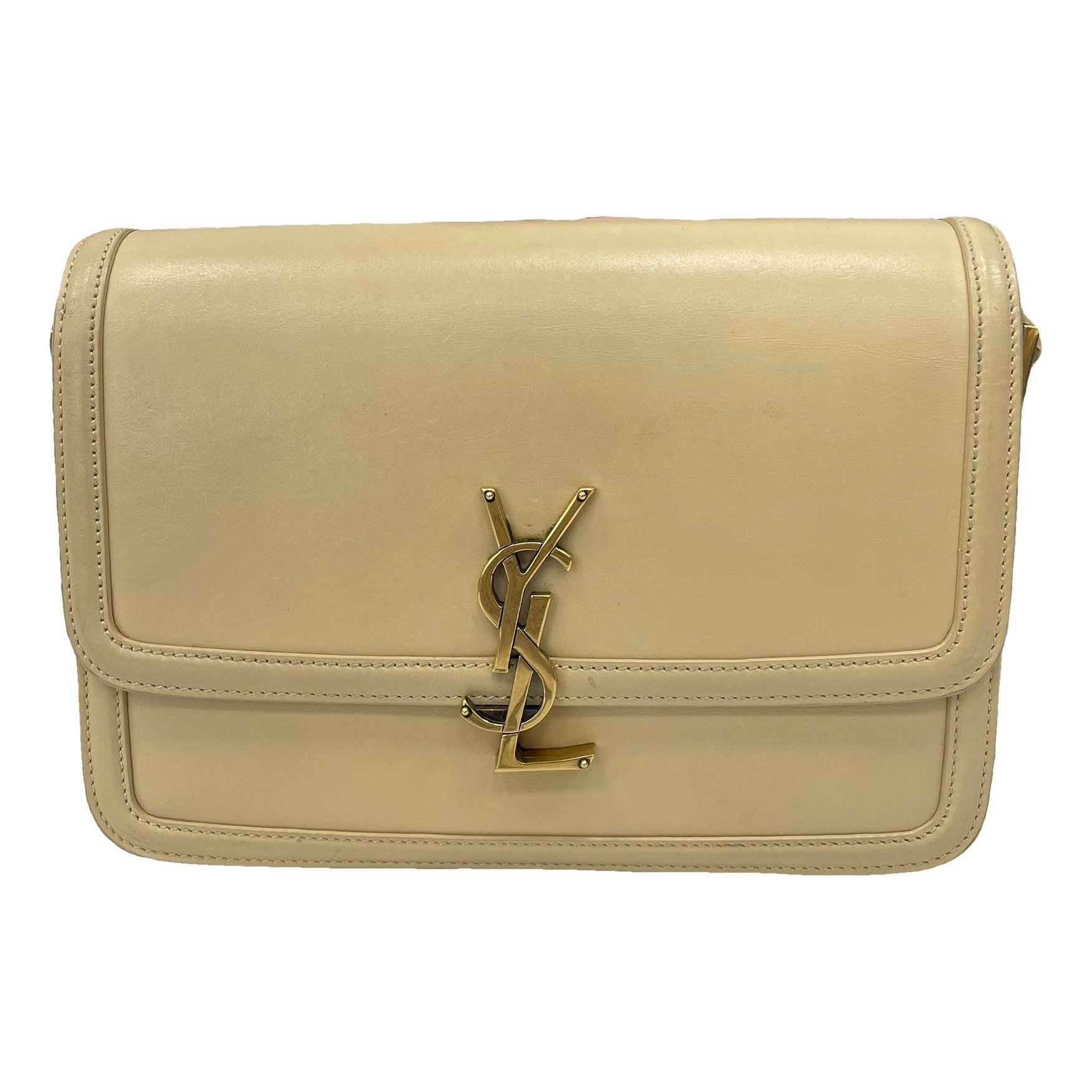 Solférino leather handbag