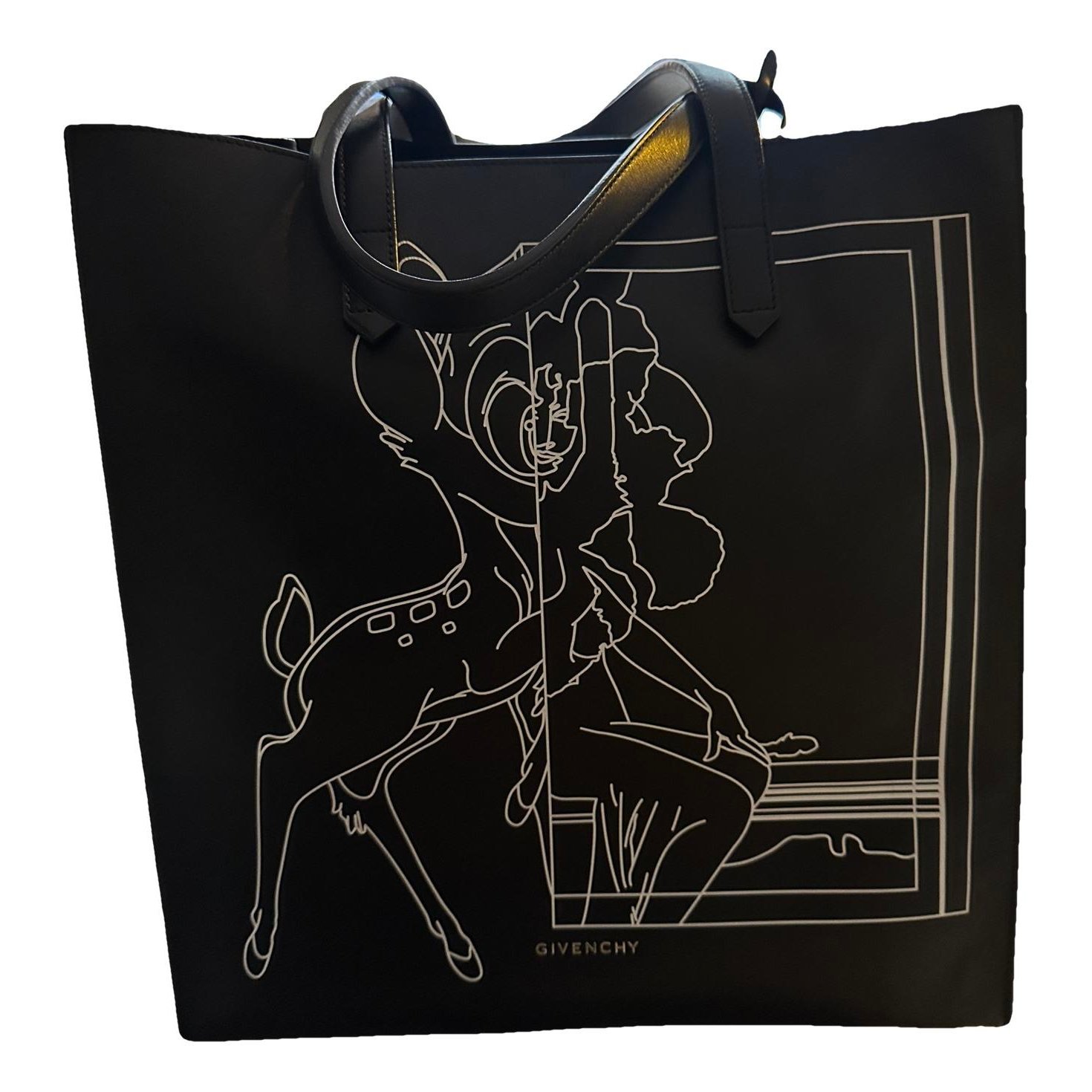 G Tote leather tote