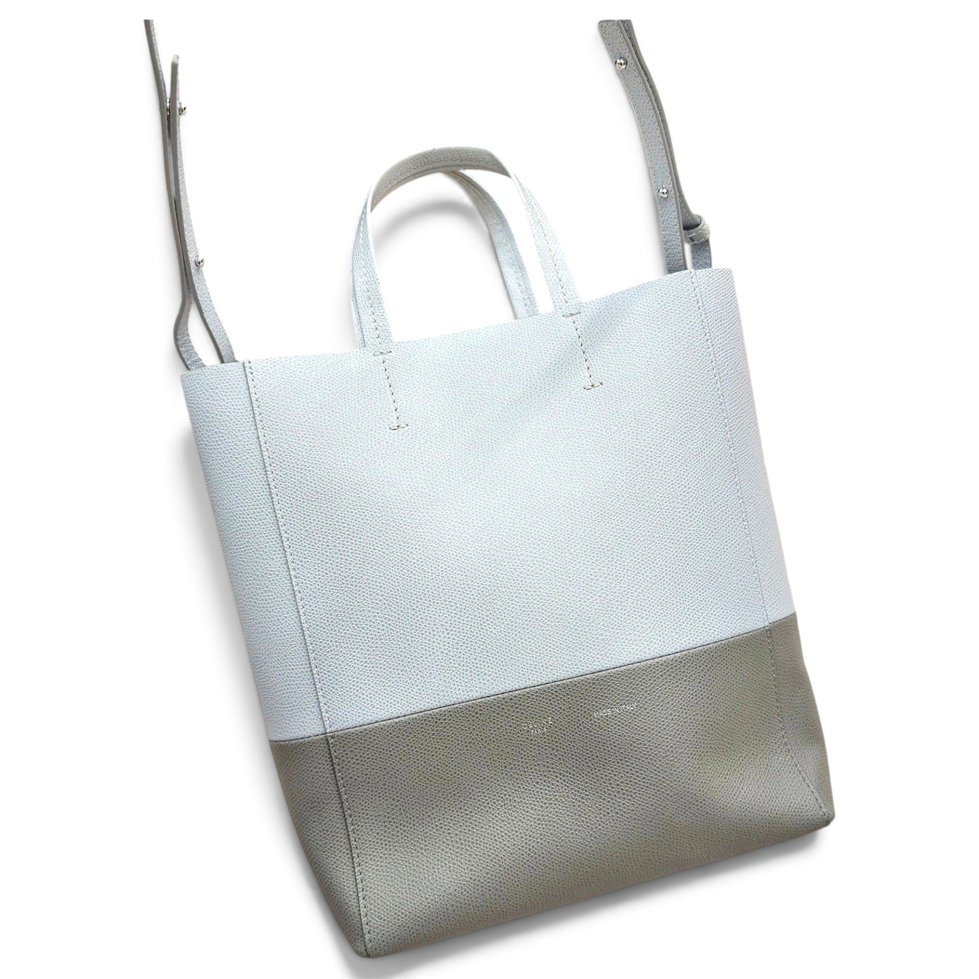 Cabas leather tote