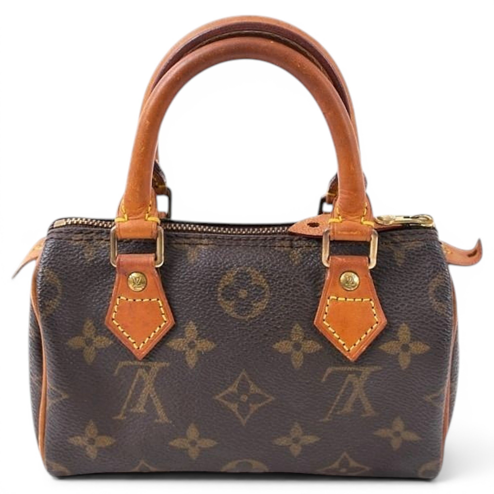 Nano Speedy / Mini HL leather handbag