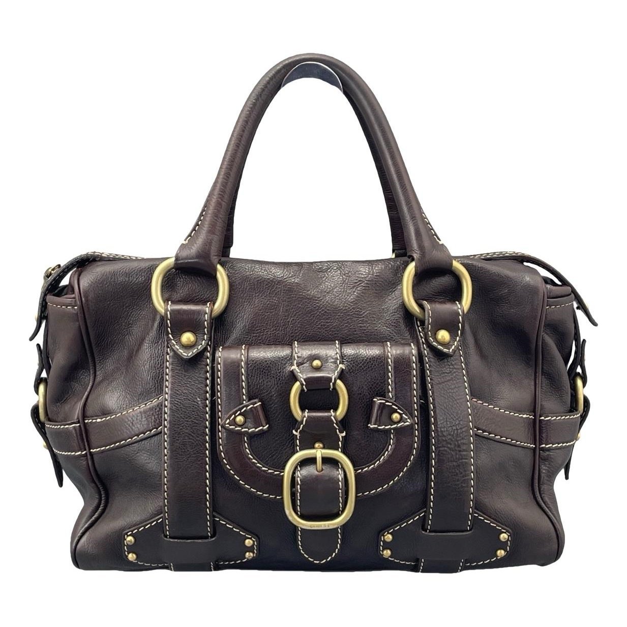 Leather handbag