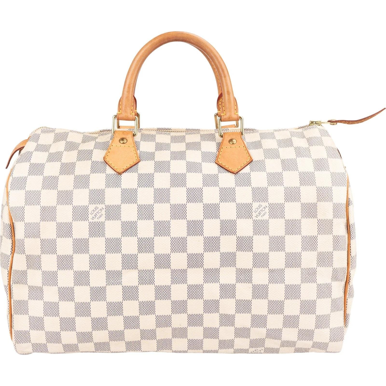 Speedy leather handbag