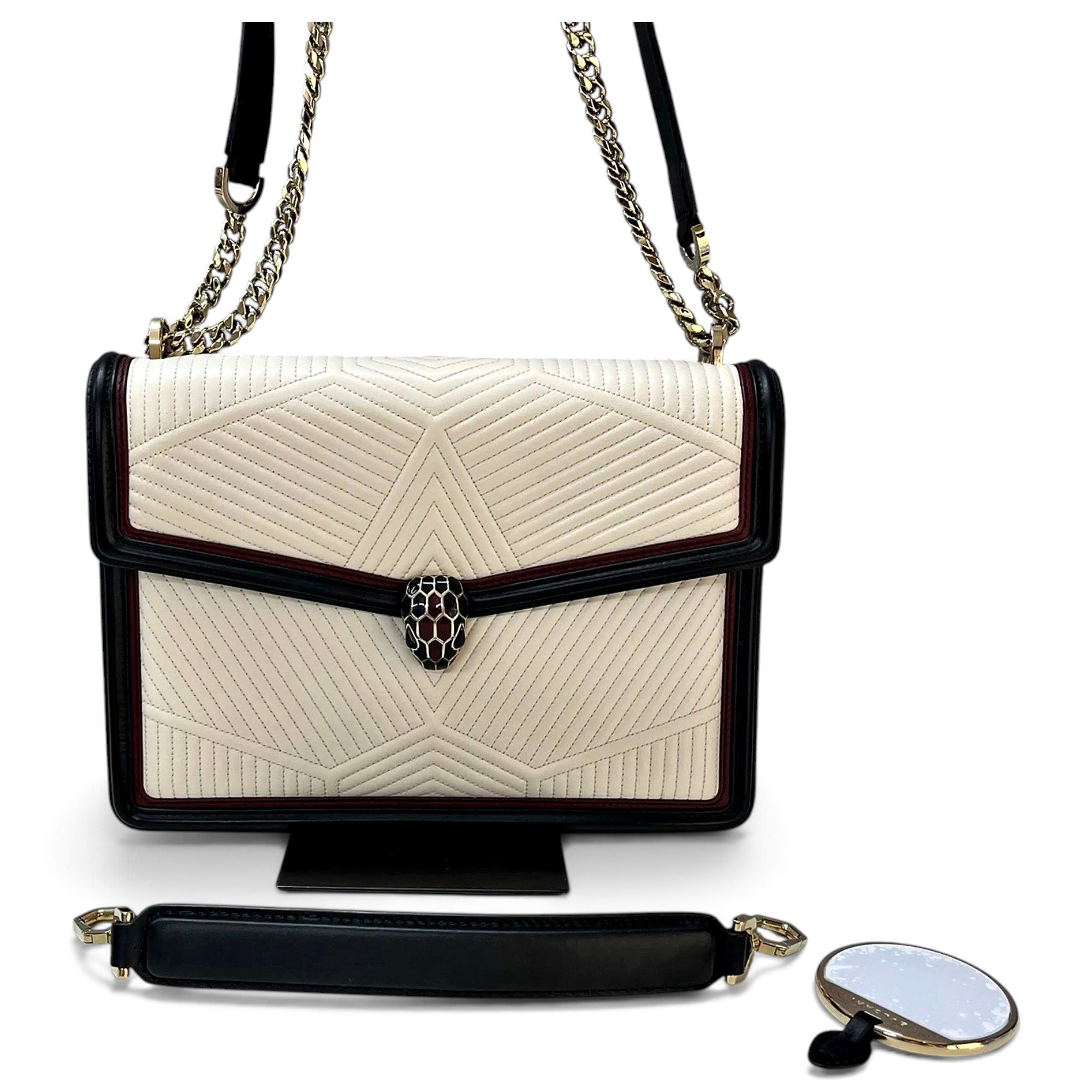 Serpenti leather crossbody bag