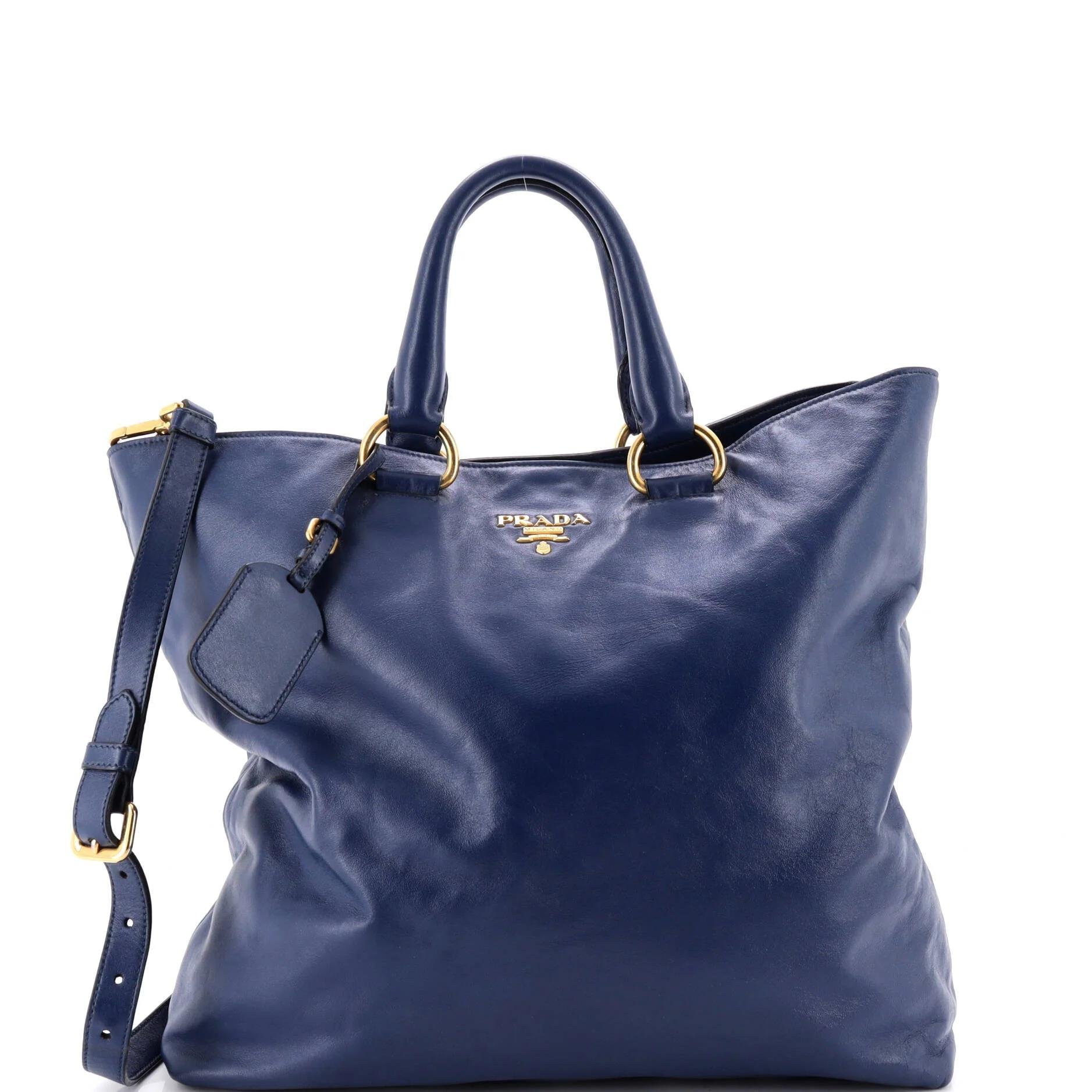 Leather tote