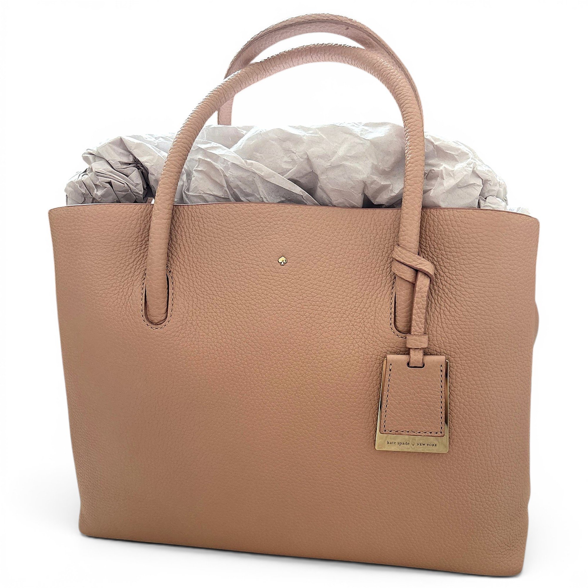 Leather tote