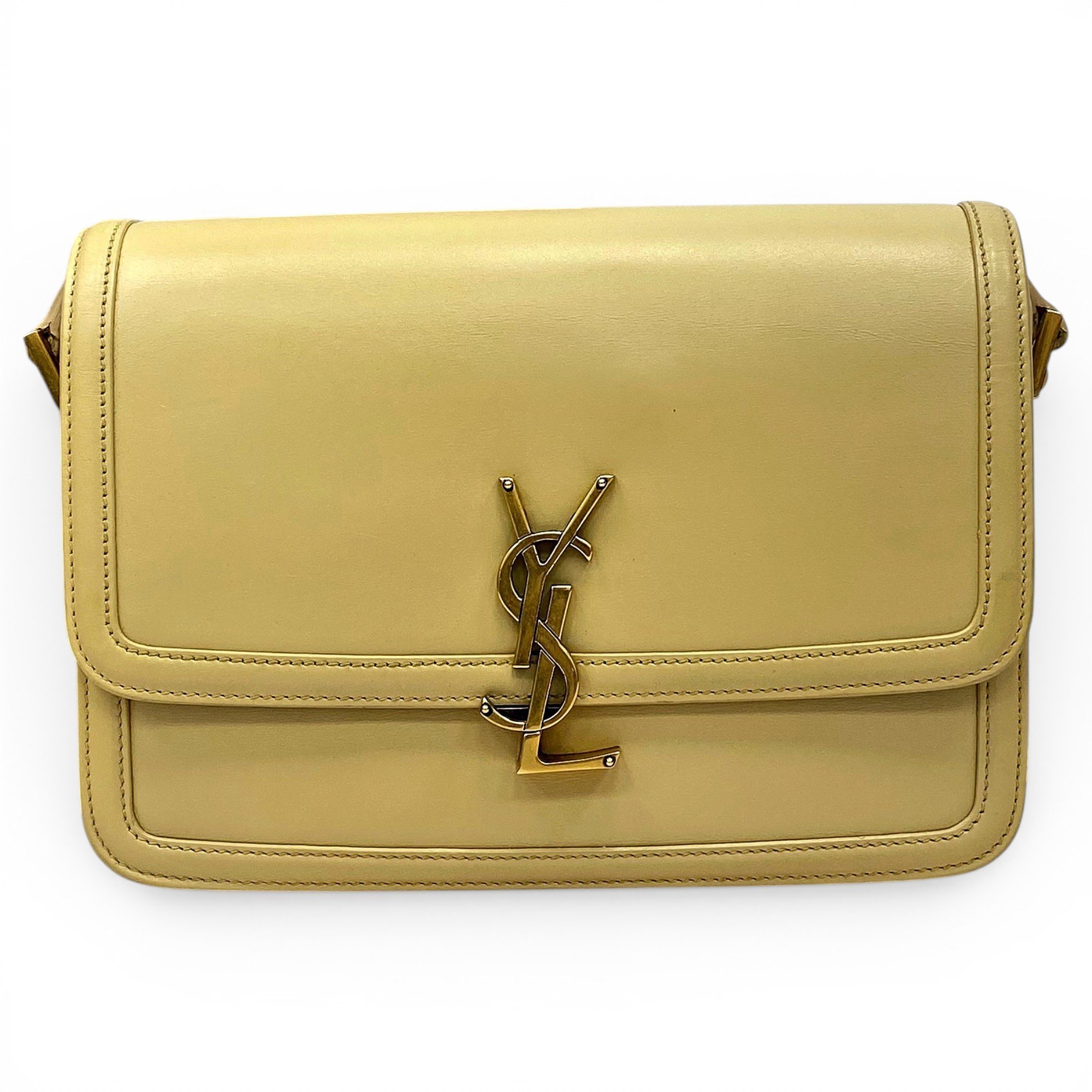 Solférino leather handbag