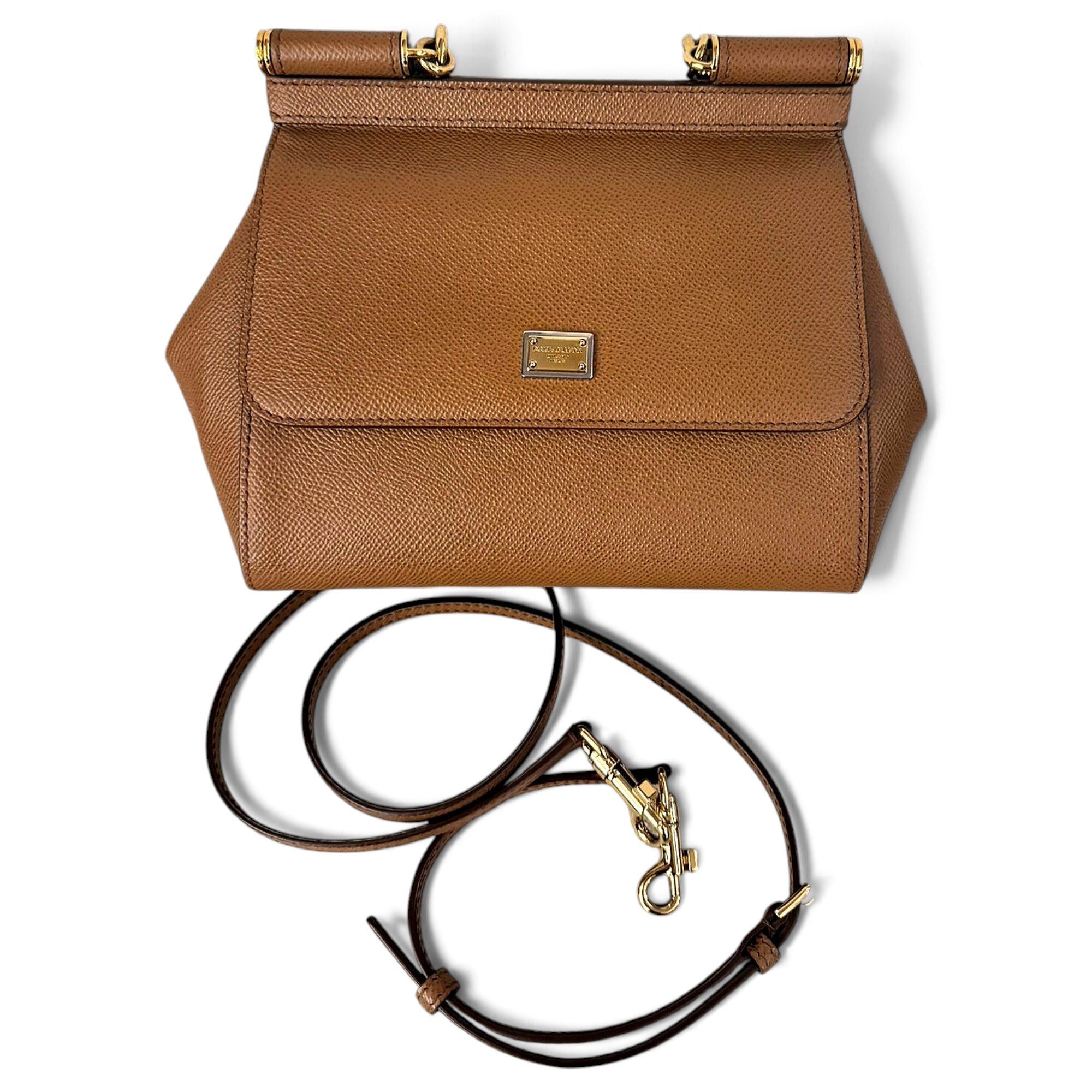 Dolce & Gabbana Sicily leather crossbody bag