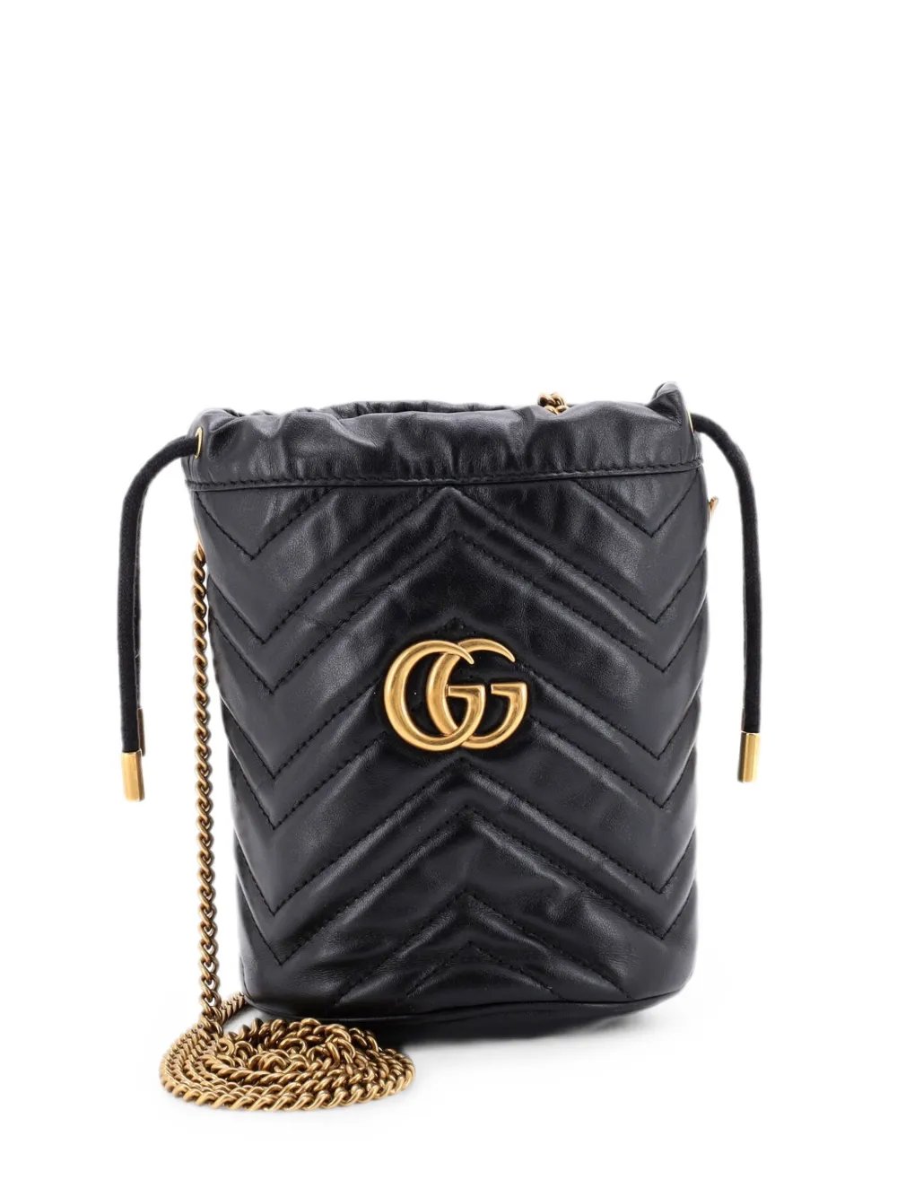 GG Marmont Matelasse Leather Mini bucket bag