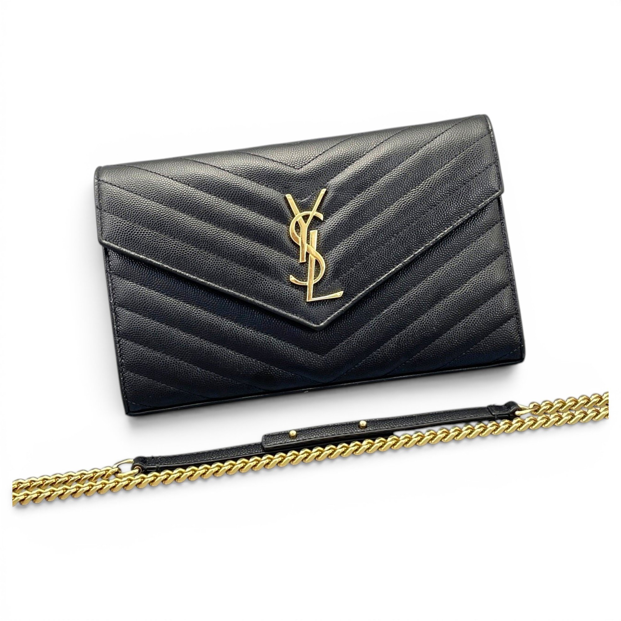 Portefeuille enveloppe leather handbag