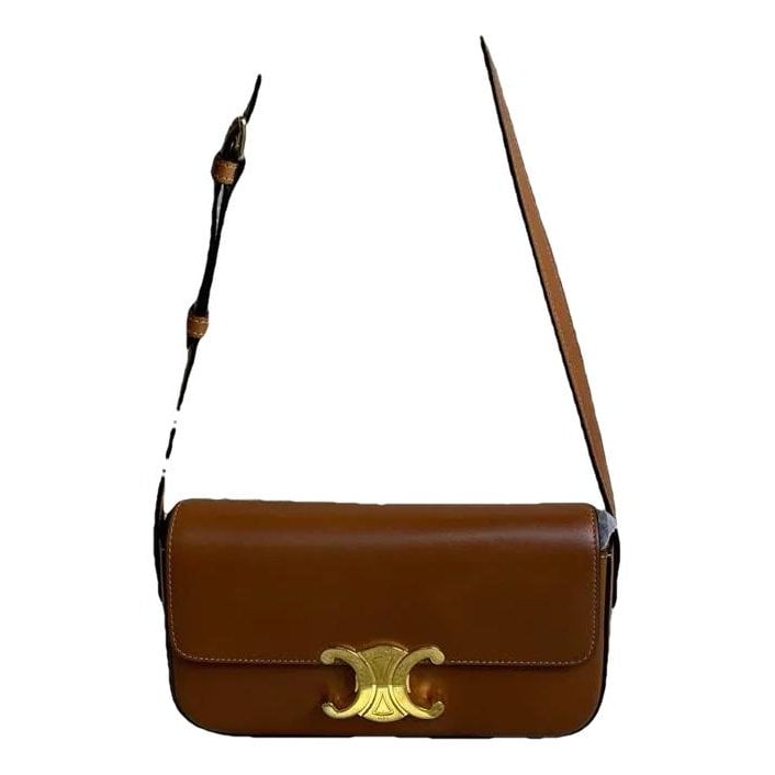 Triomphe leather handbag