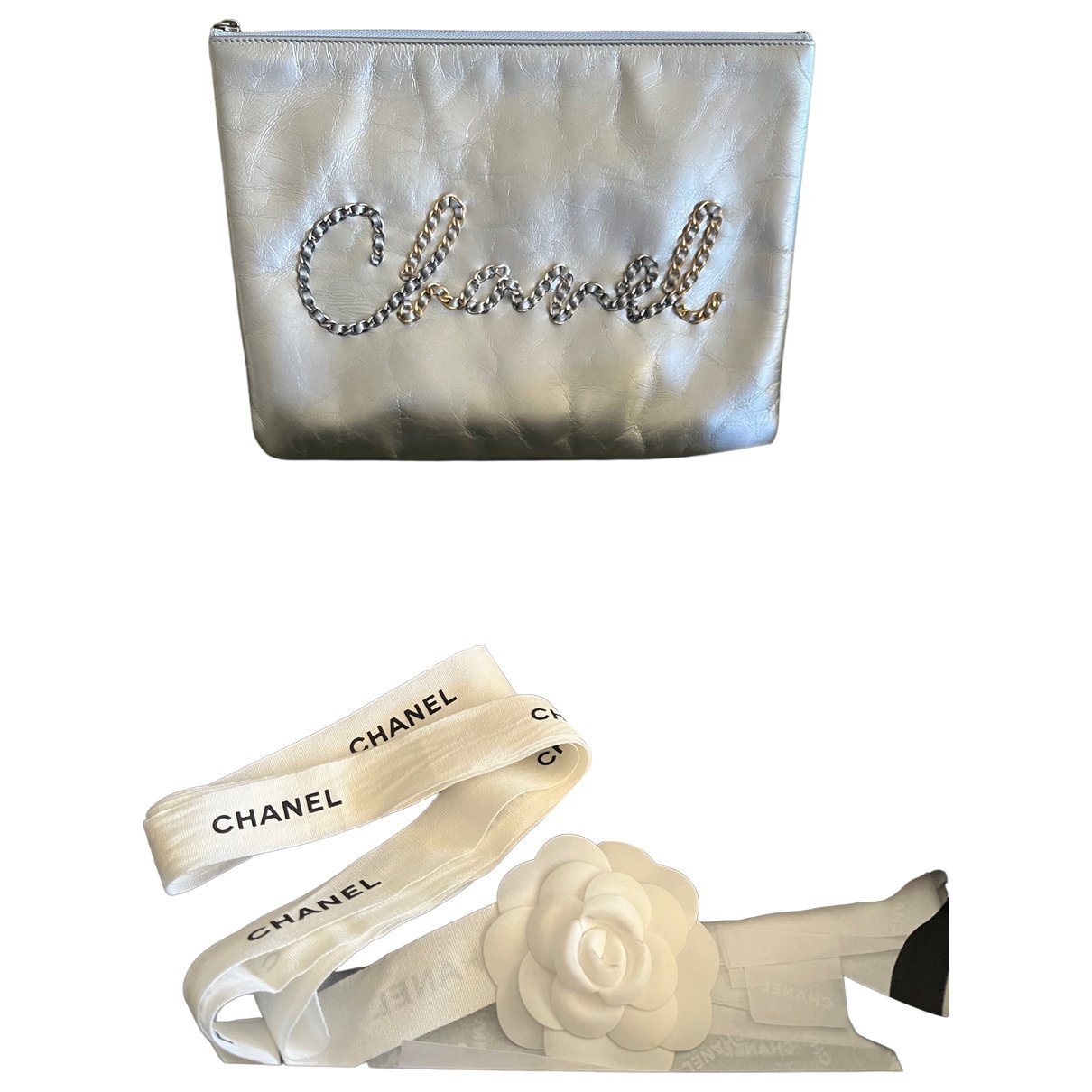Chanel Timeless/Classique leather clutch bag