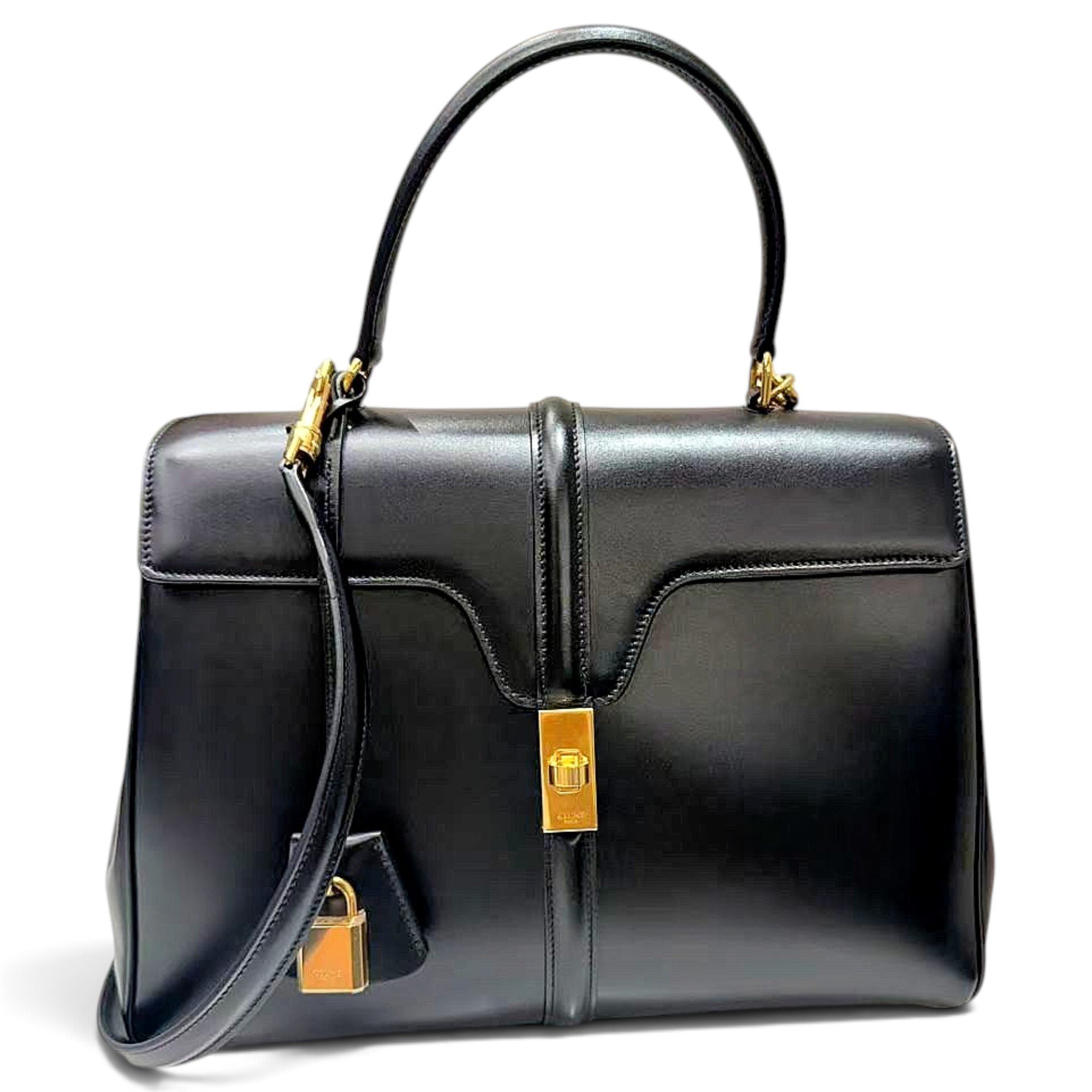 Sac 16 leather handbag
