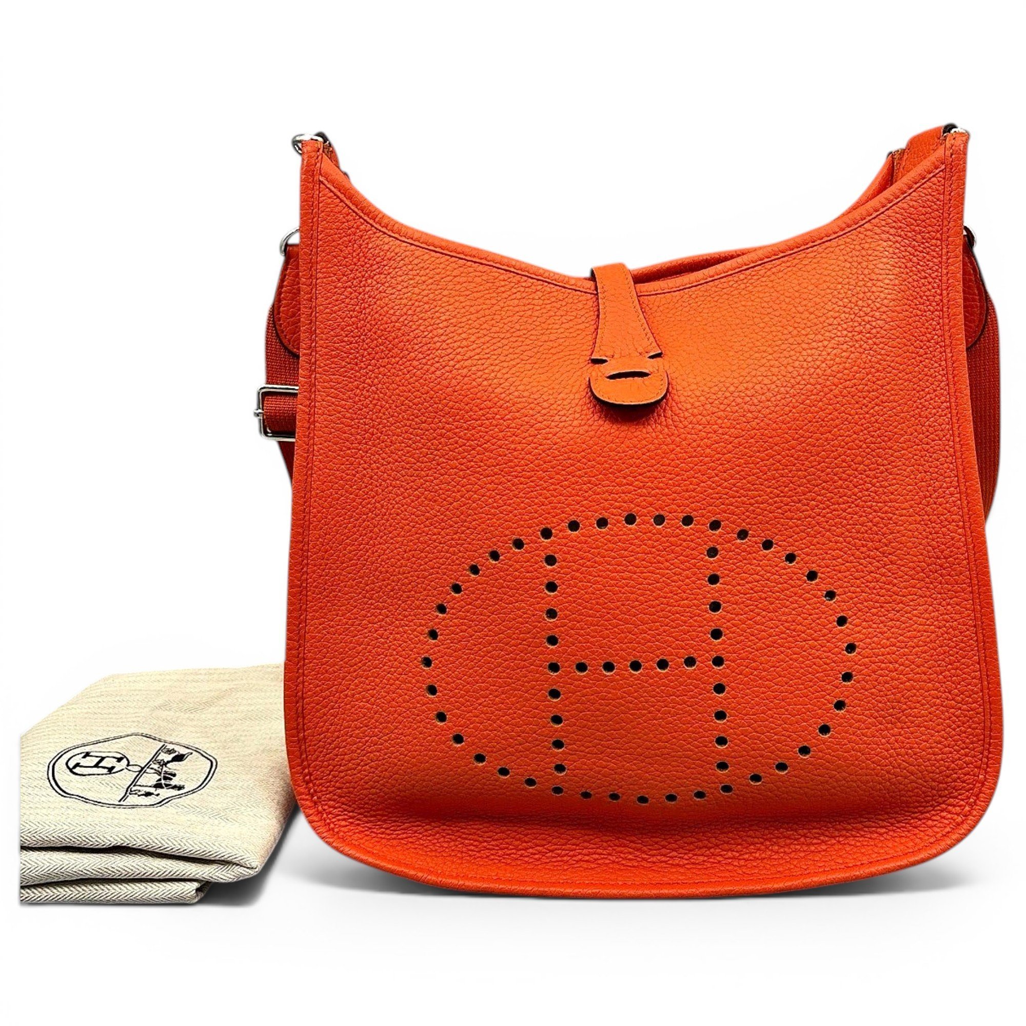 Evelyne leather handbag