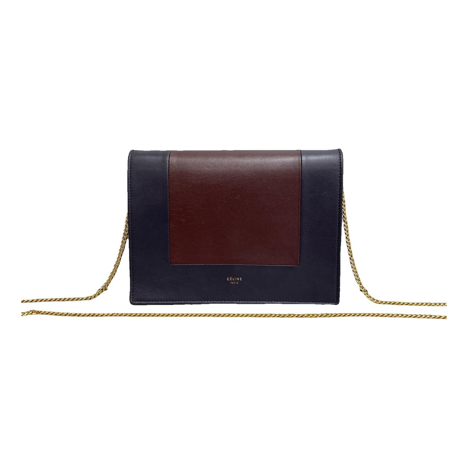 Frame leather crossbody bag