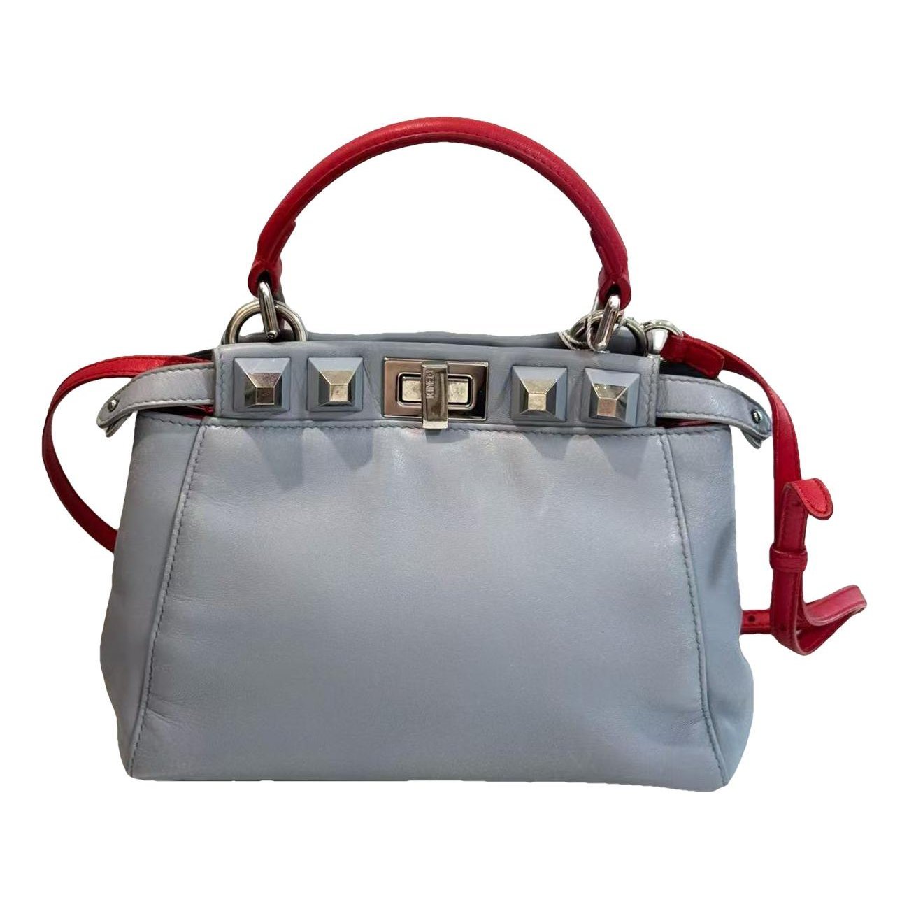 Peekaboo leather handbag